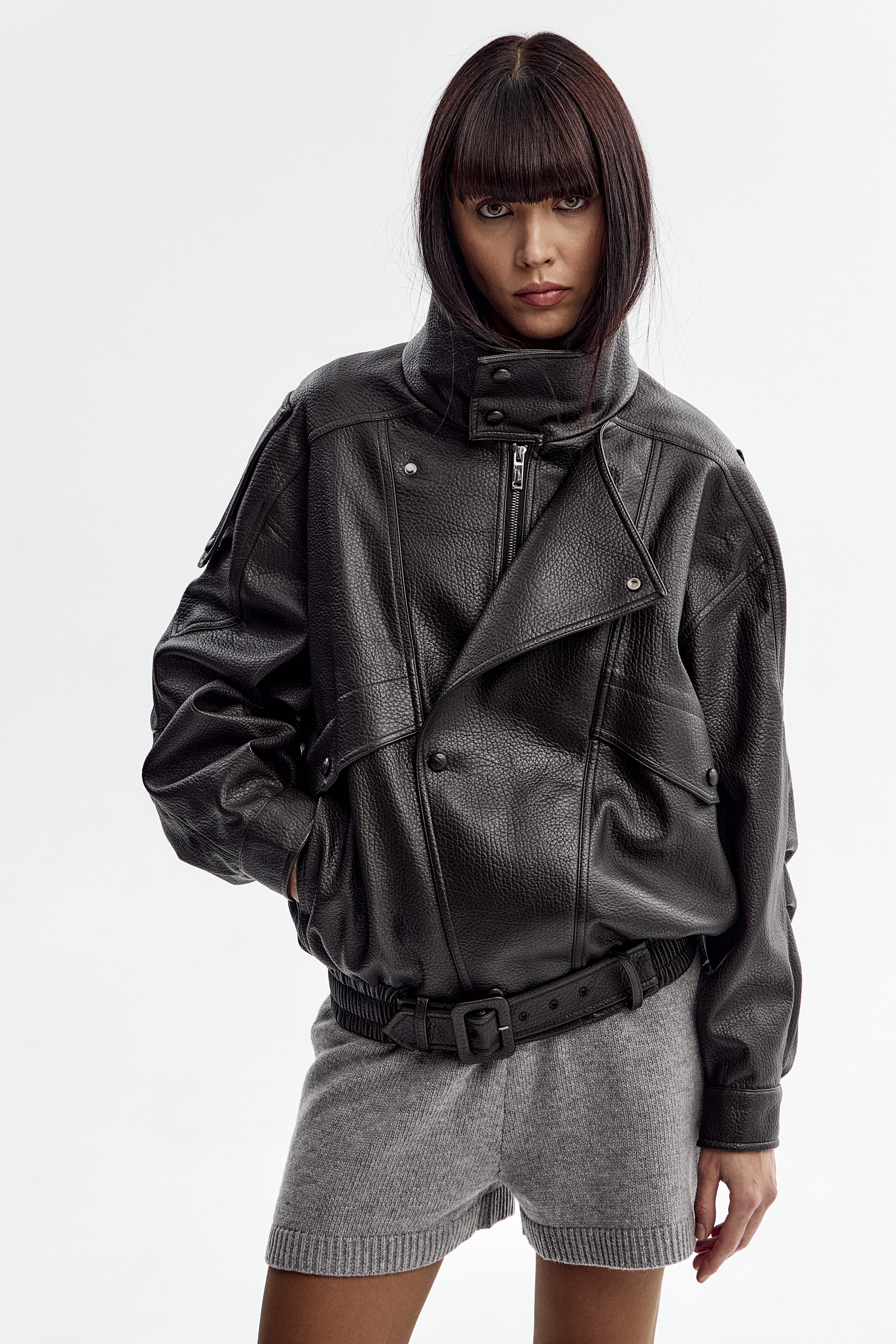 Куртка косуха коричневая