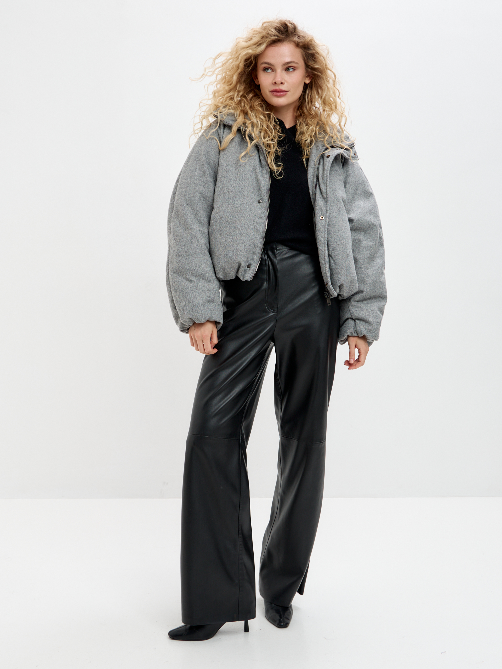  Пуховик из шерсти