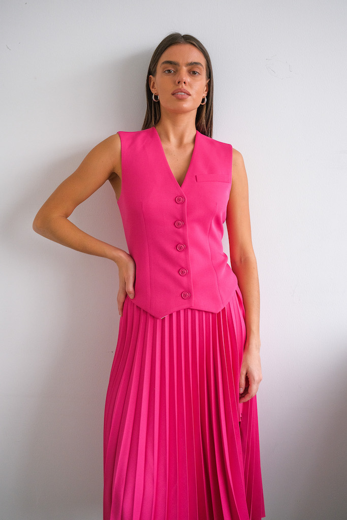 Жилетка фуксия