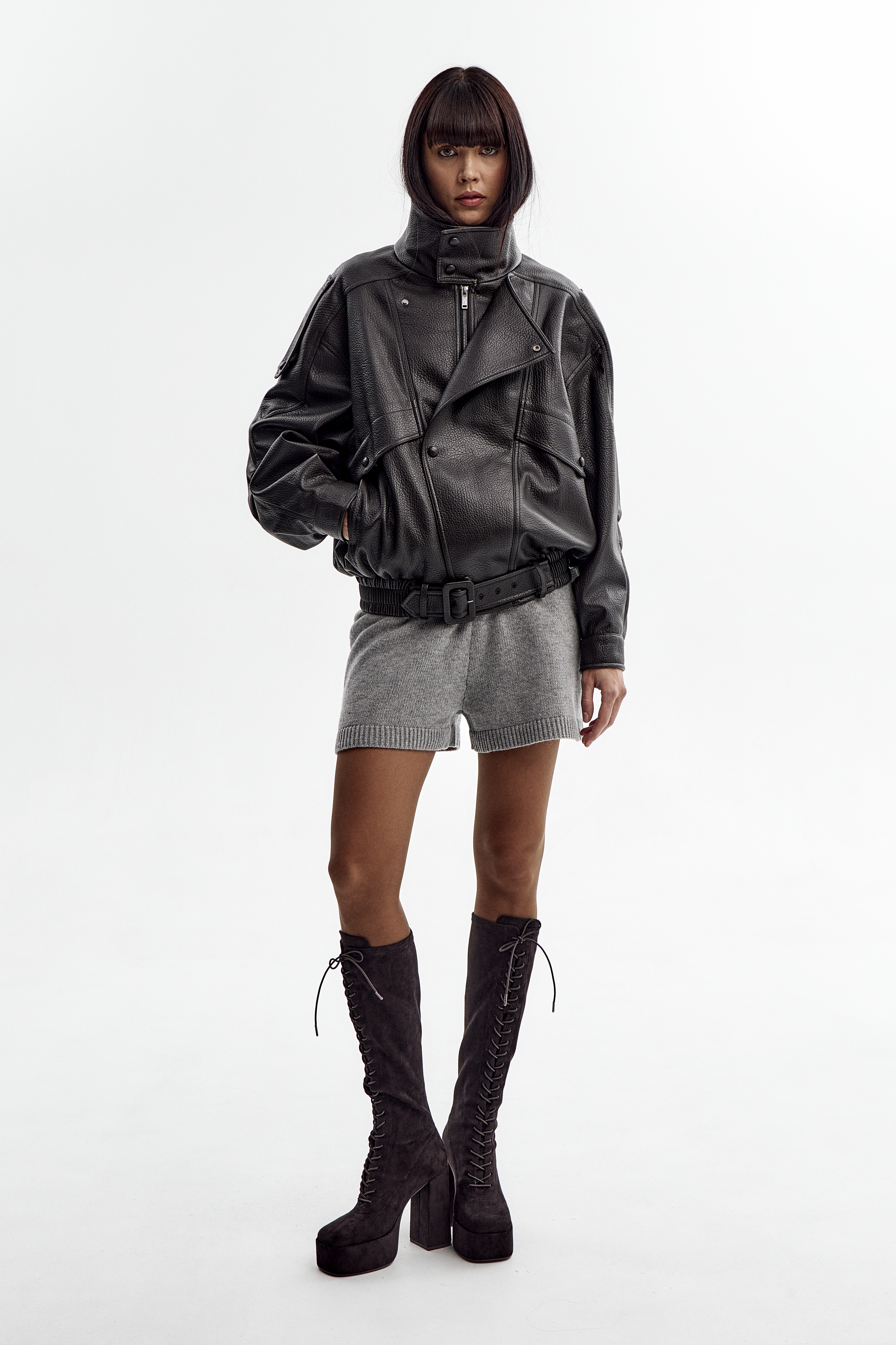 Куртка косуха коричневая