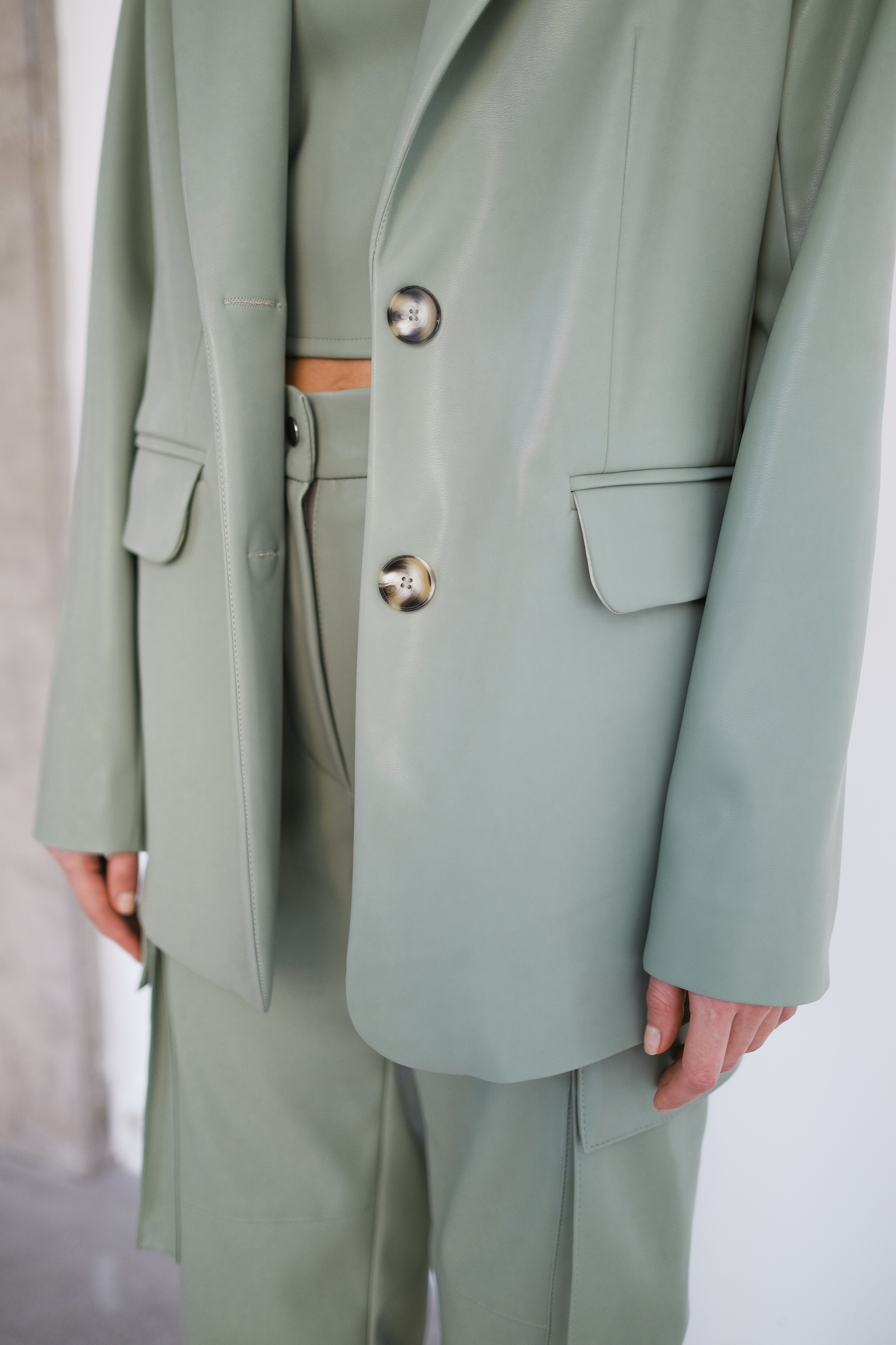 Жакет из эко кожи 