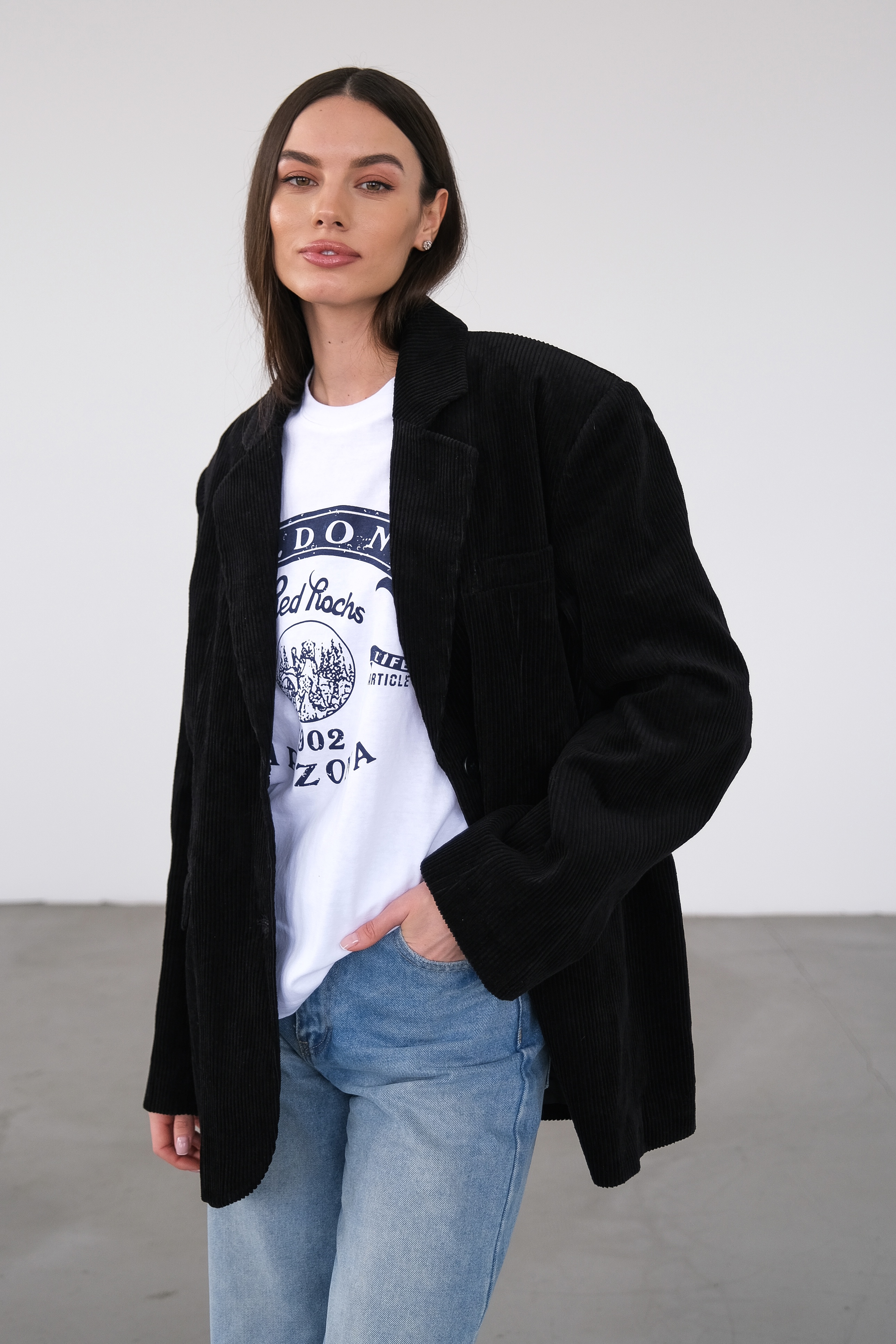 Жакет вельветовый