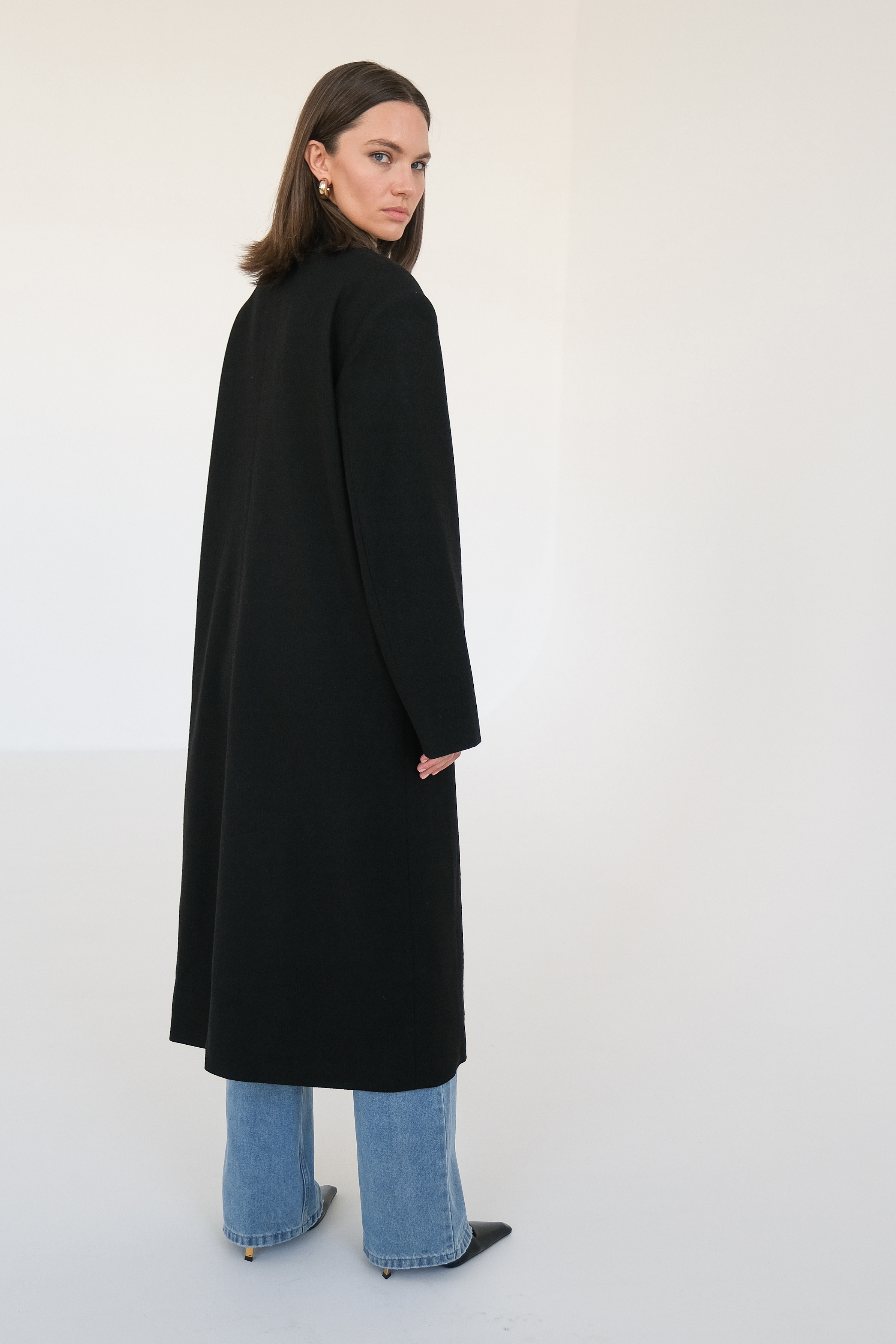 Пальто прямого кроя