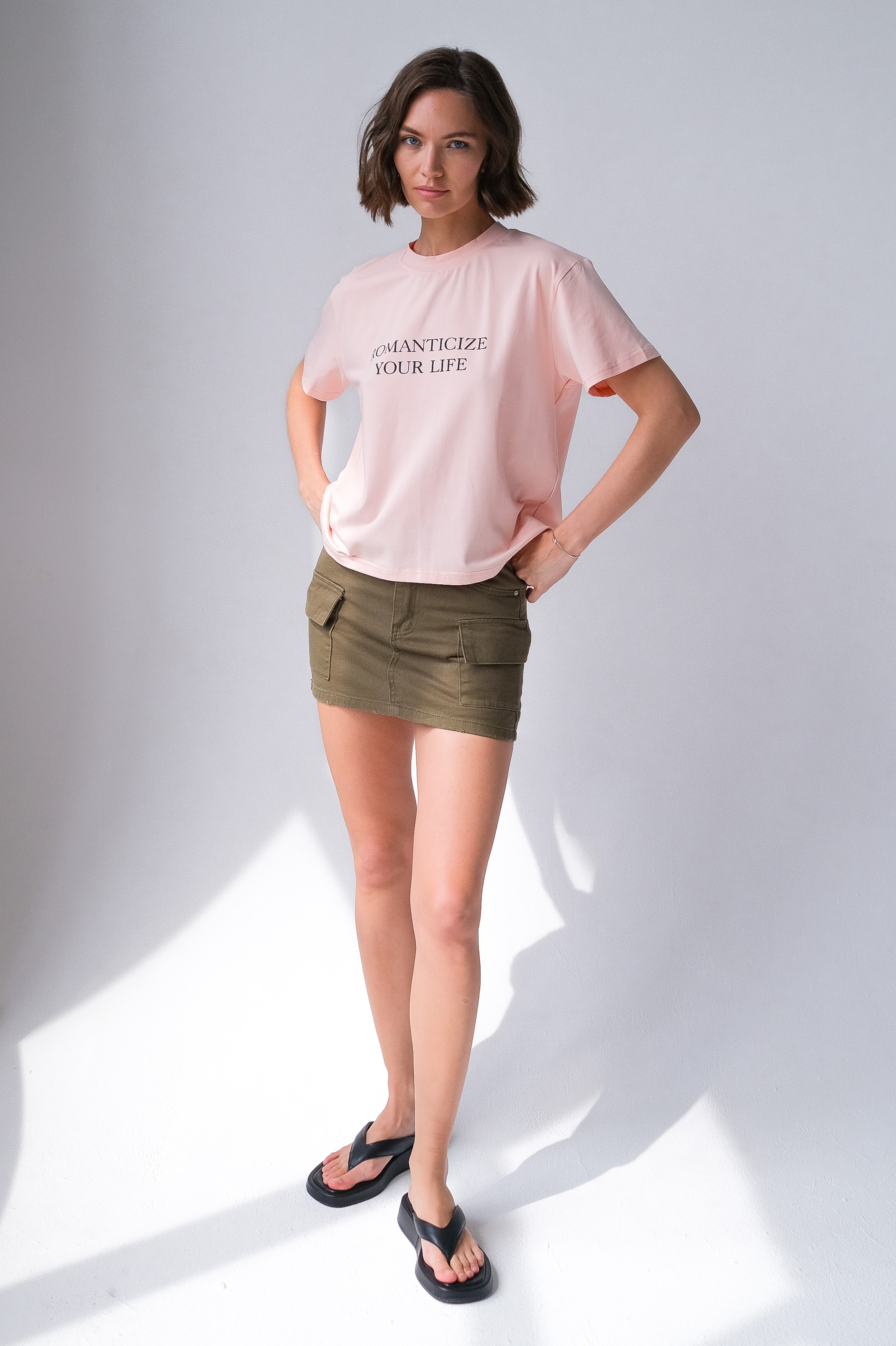  Юбка мини карго