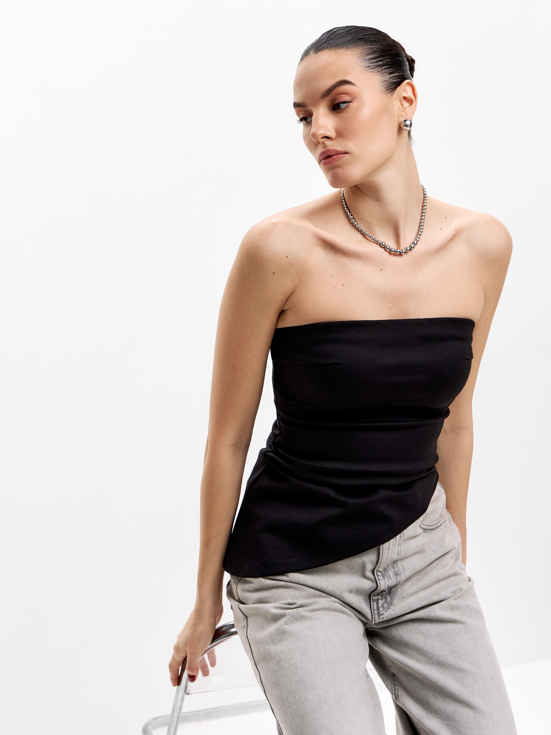 Корсет асимметричный