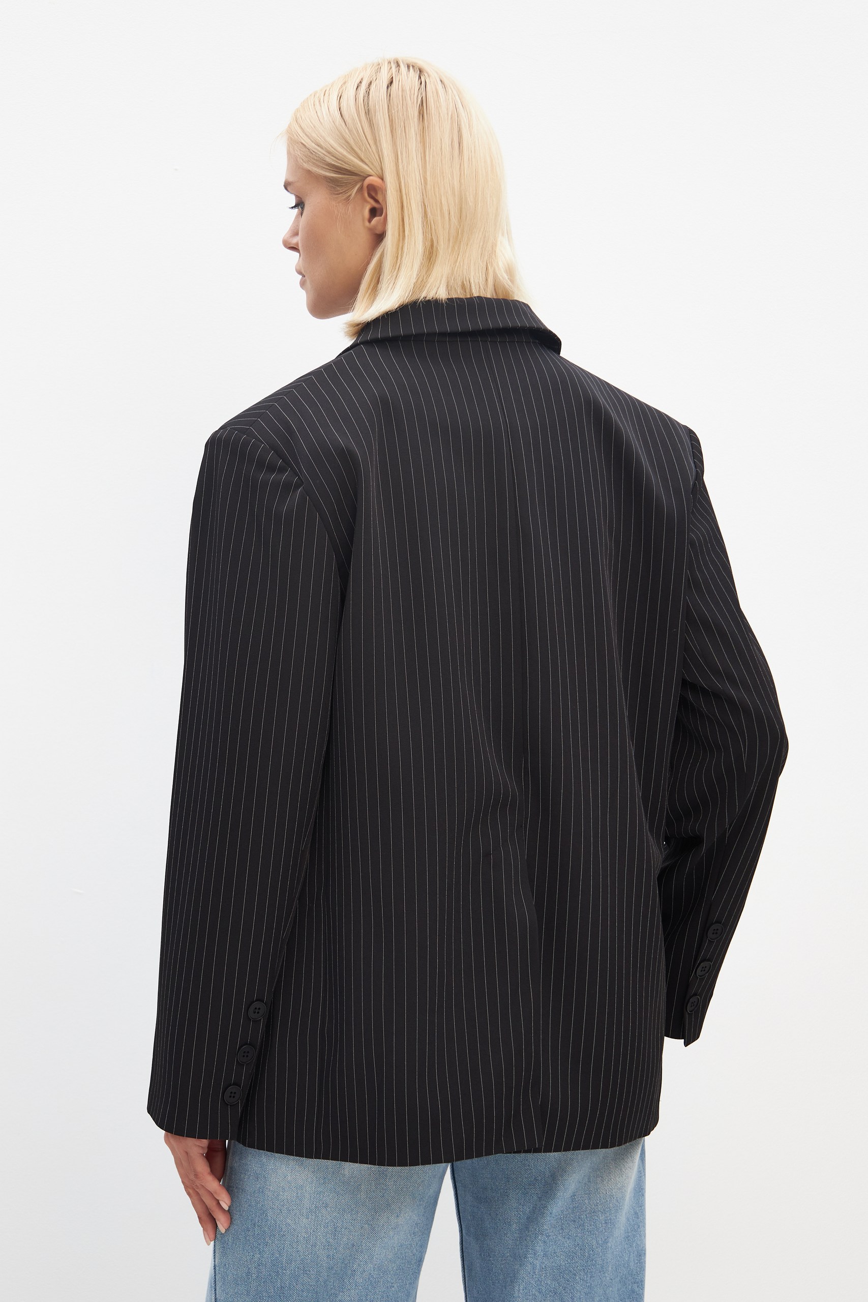 Жакет в полоску