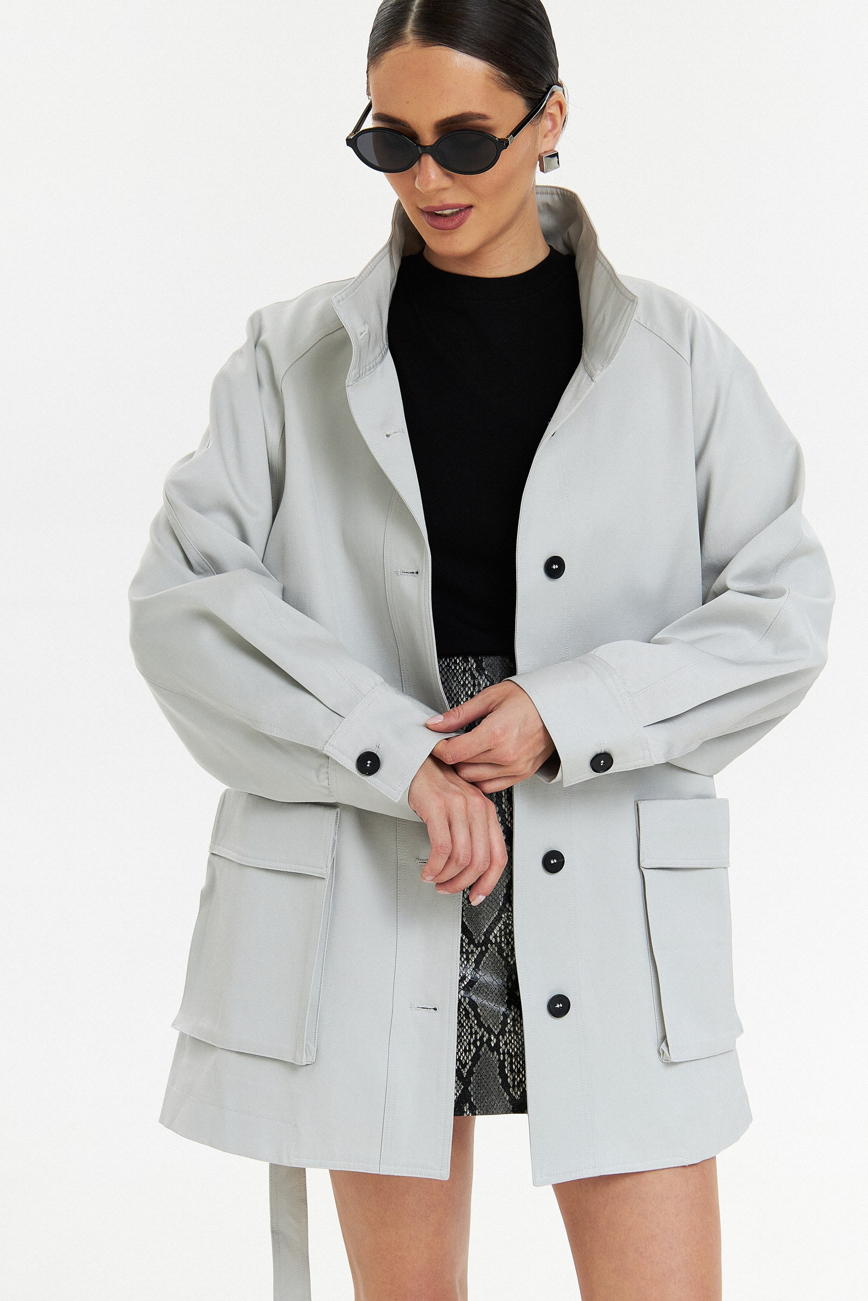 Куртка прямого кроя