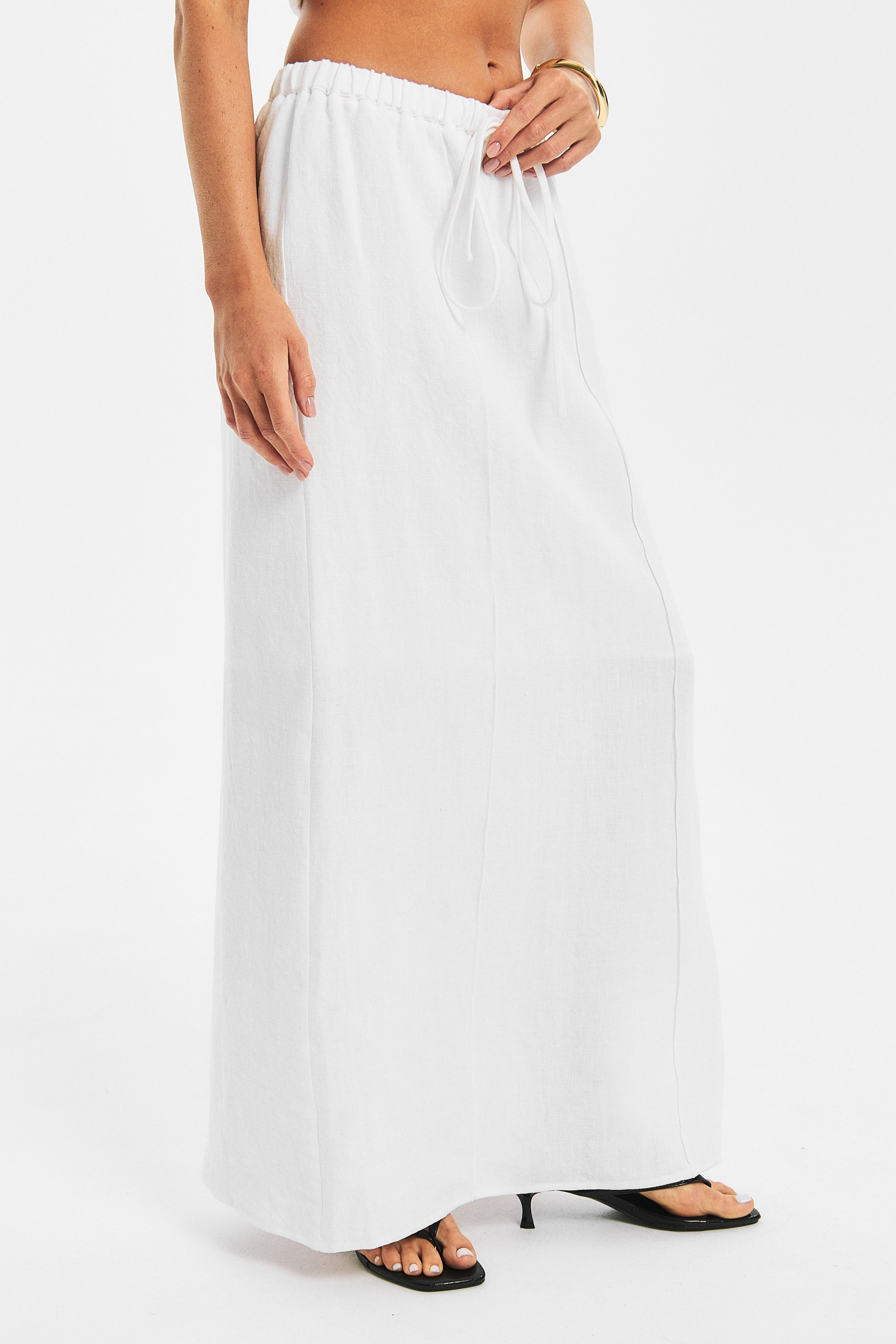 Юбка льняная