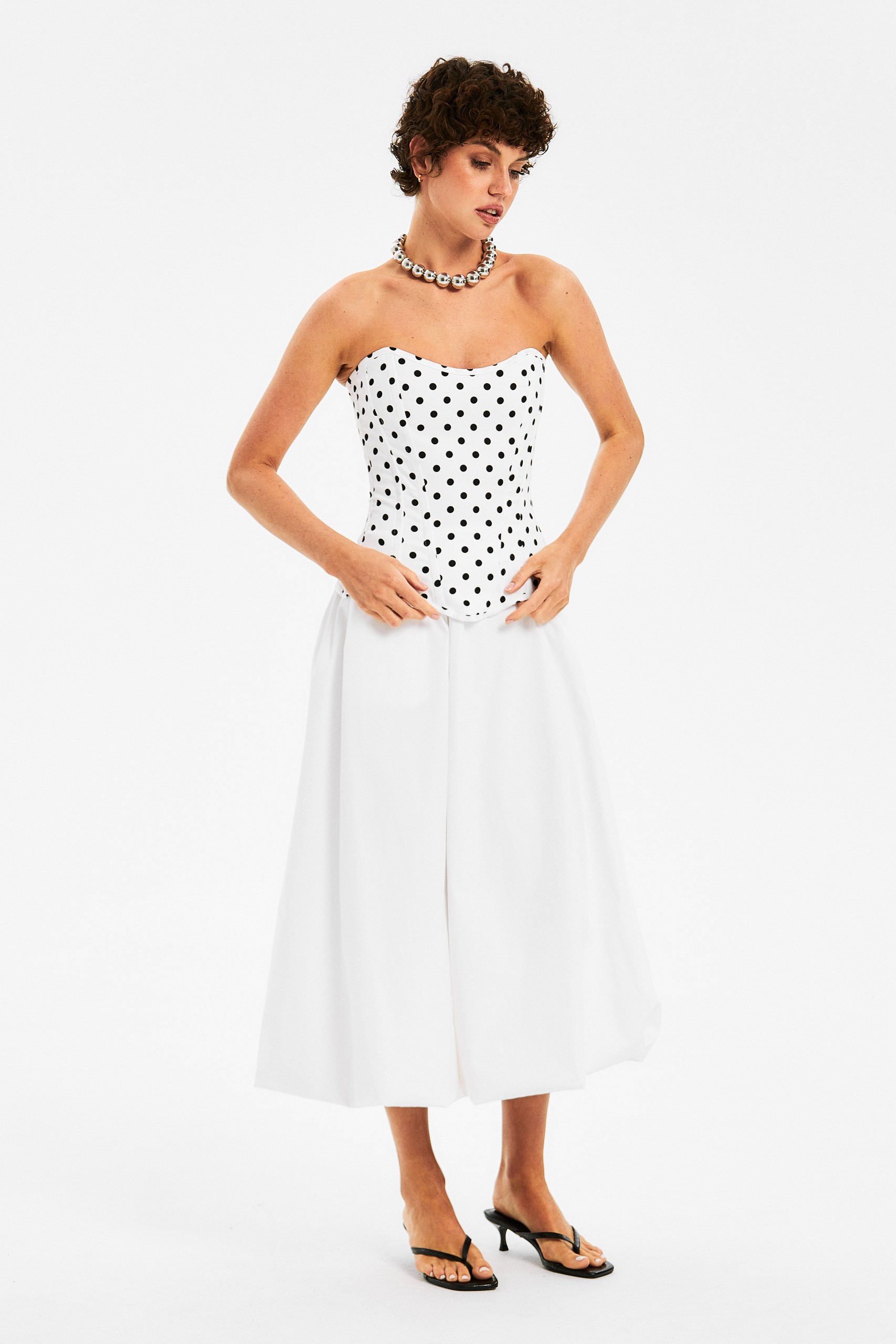 Корсет в горох