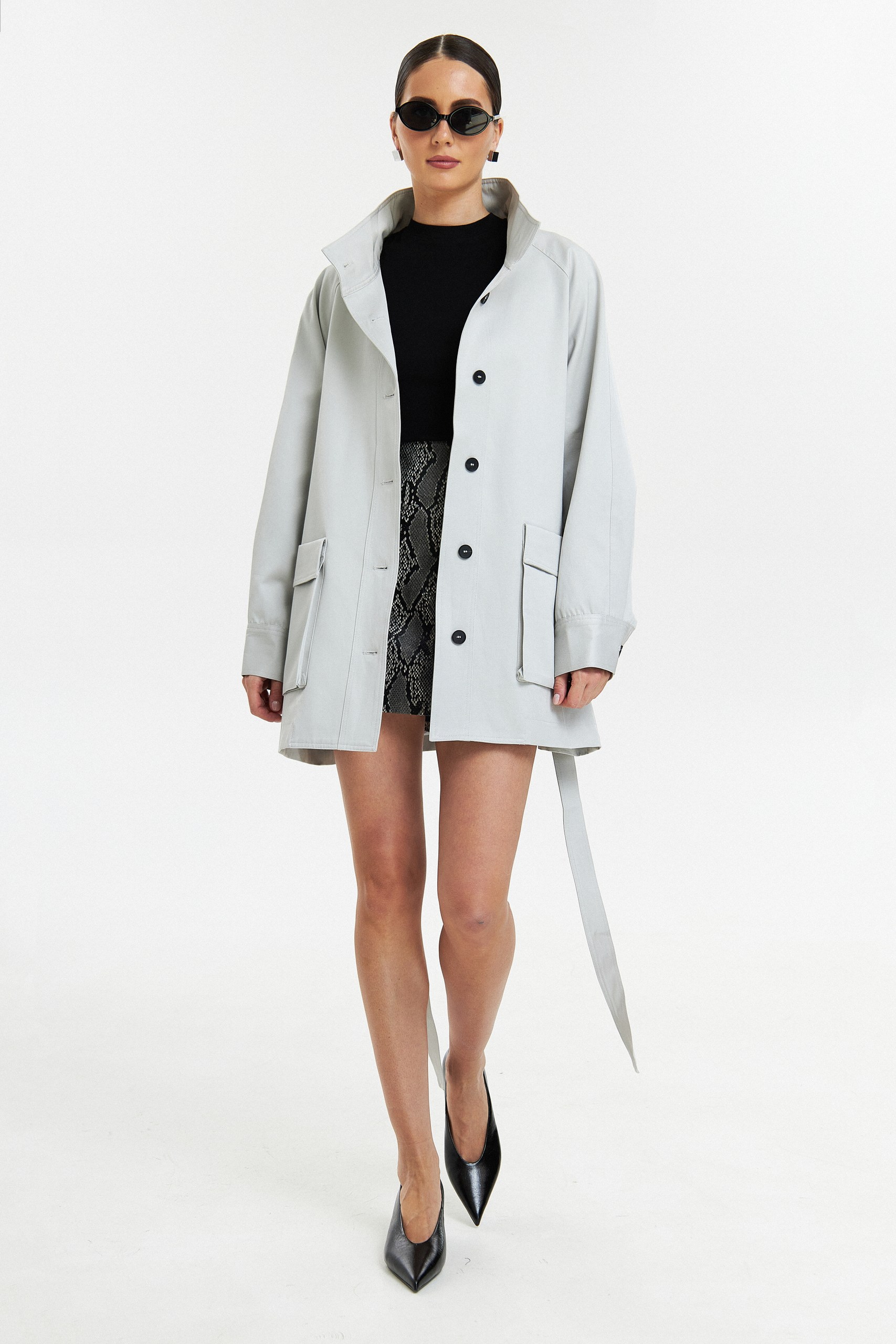 Куртка прямого кроя