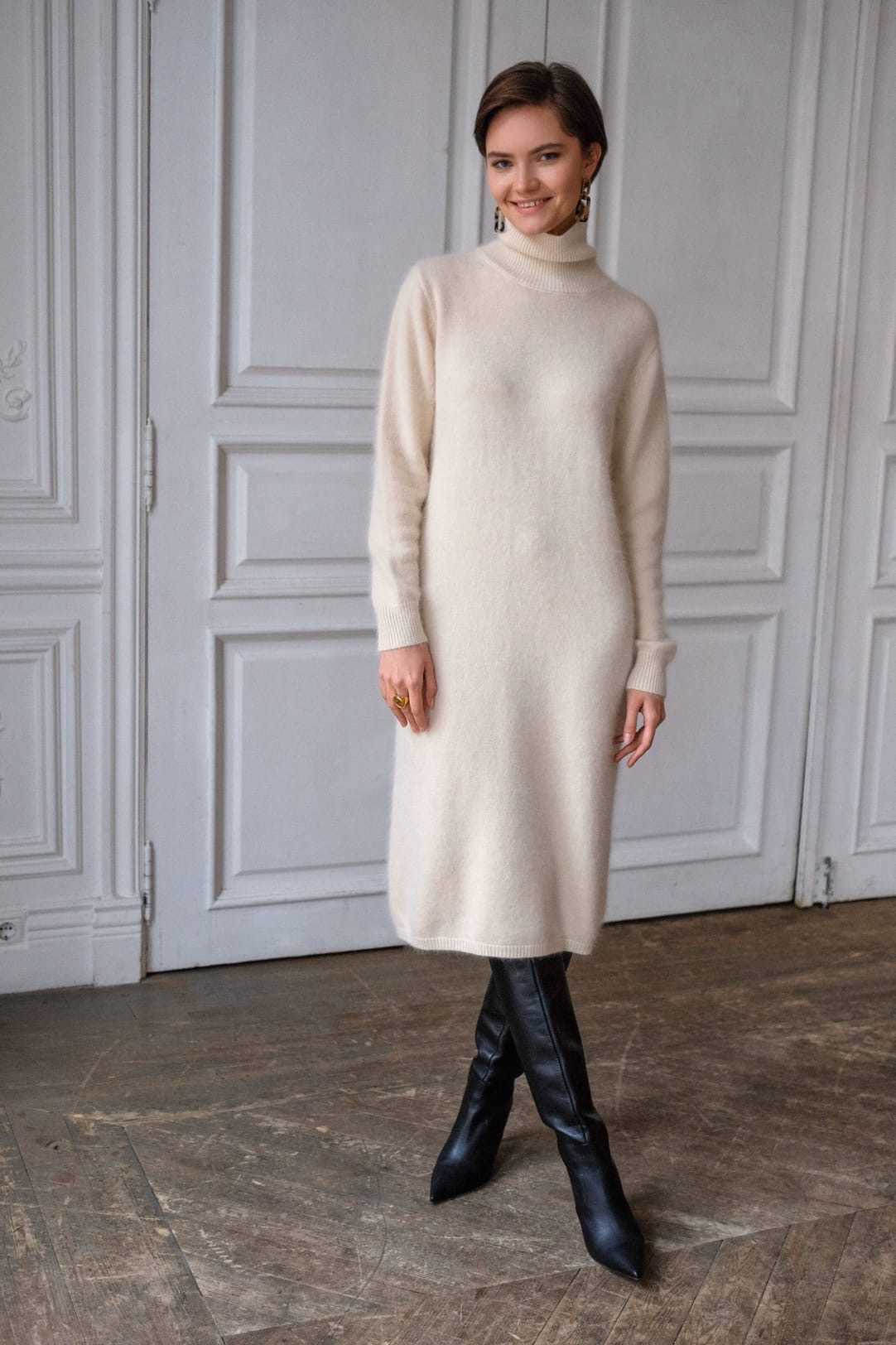 Платье из ангоры 