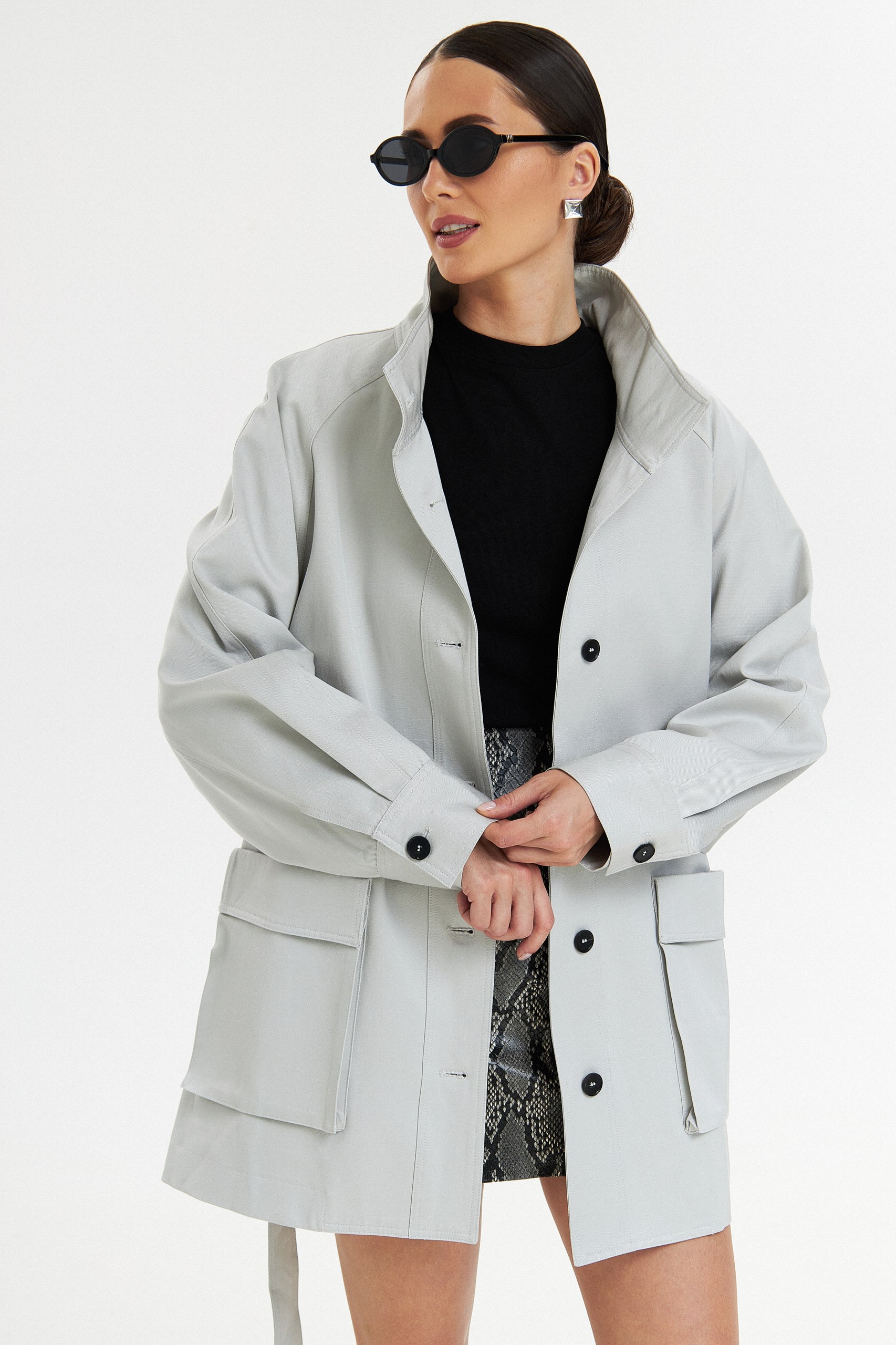 Куртка прямого кроя