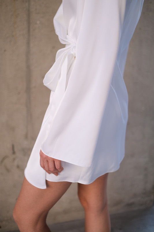 Платье на запах 