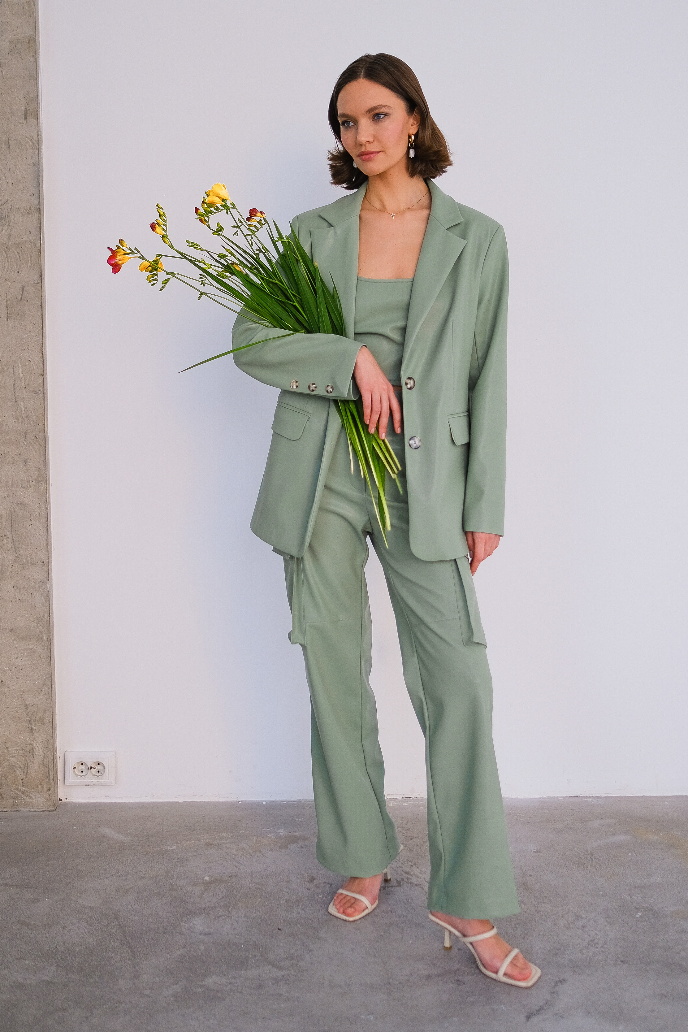 Жакет из эко кожи 