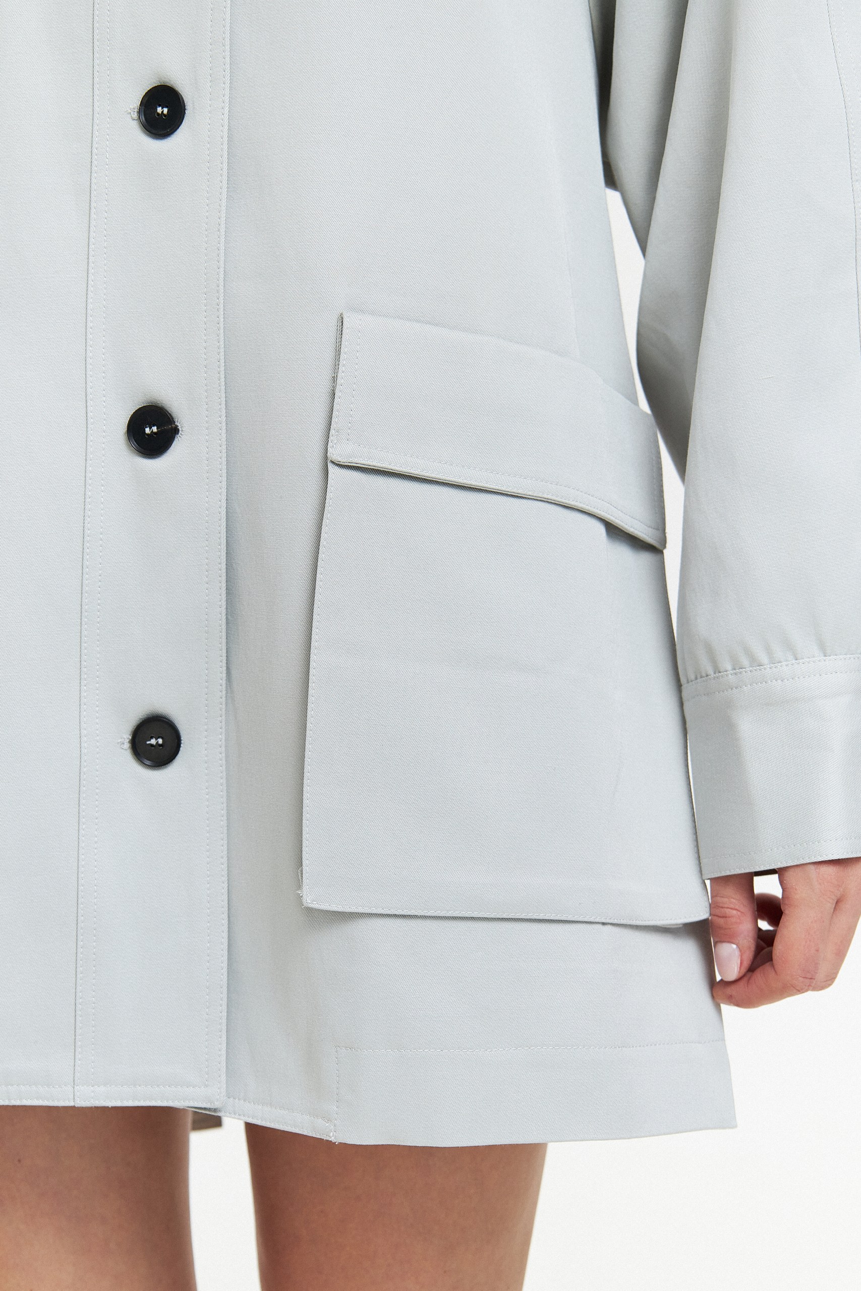 Куртка прямого кроя