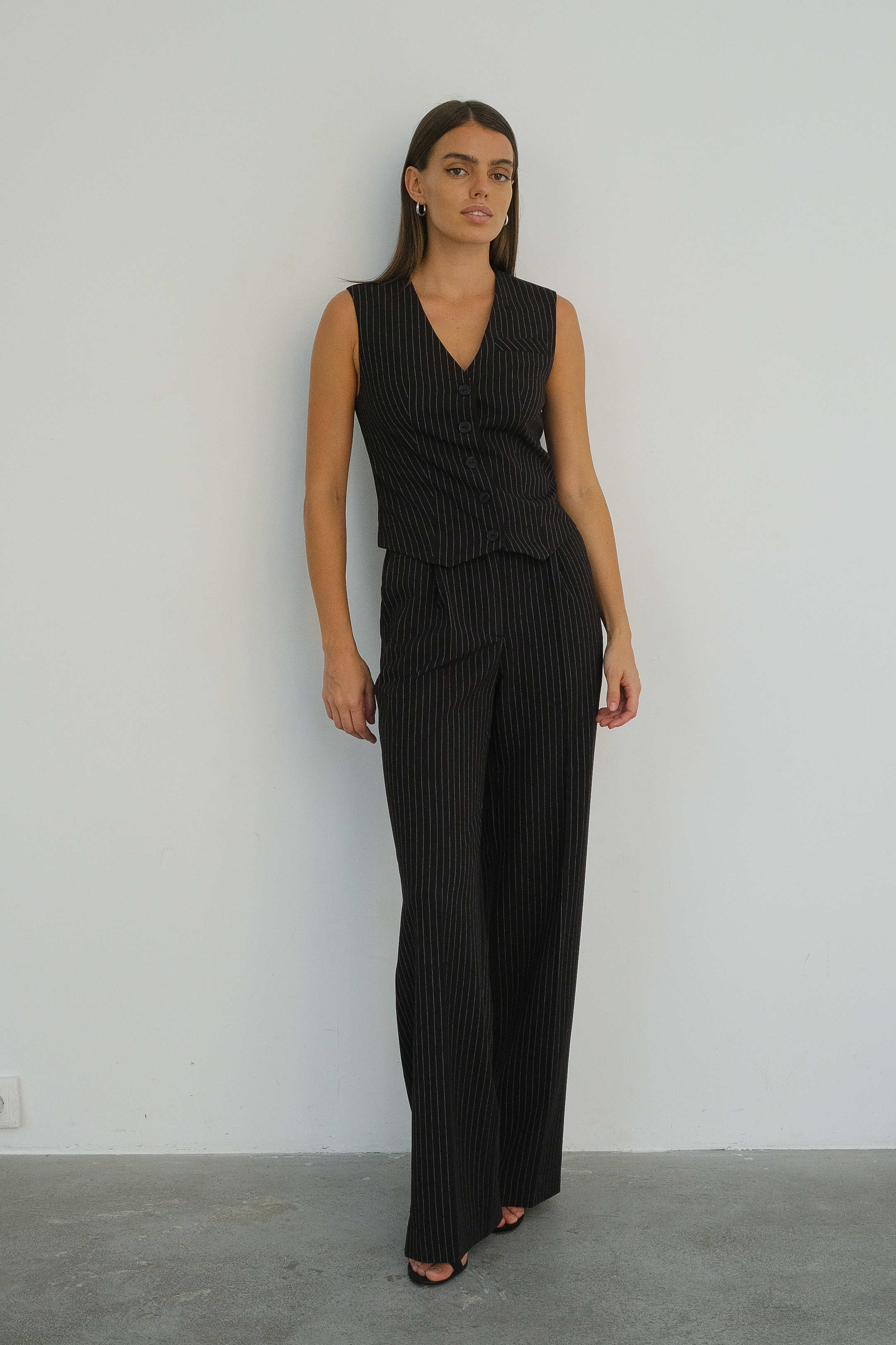 Жилет в полоску