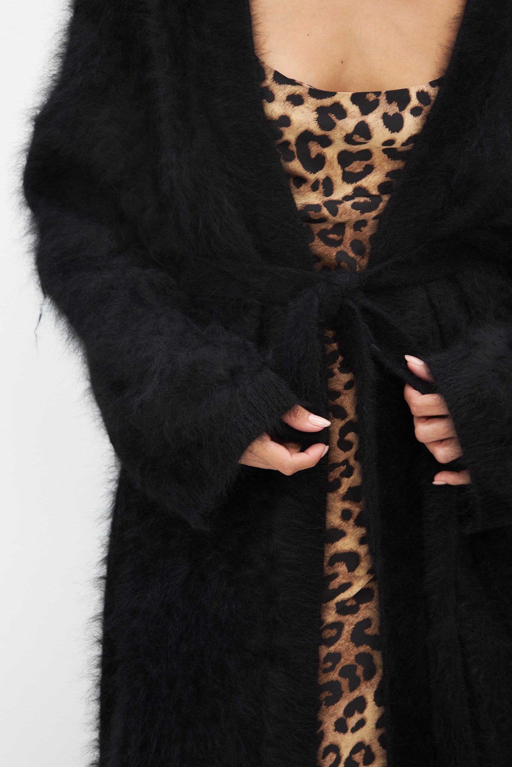 Кардиган макси ангора