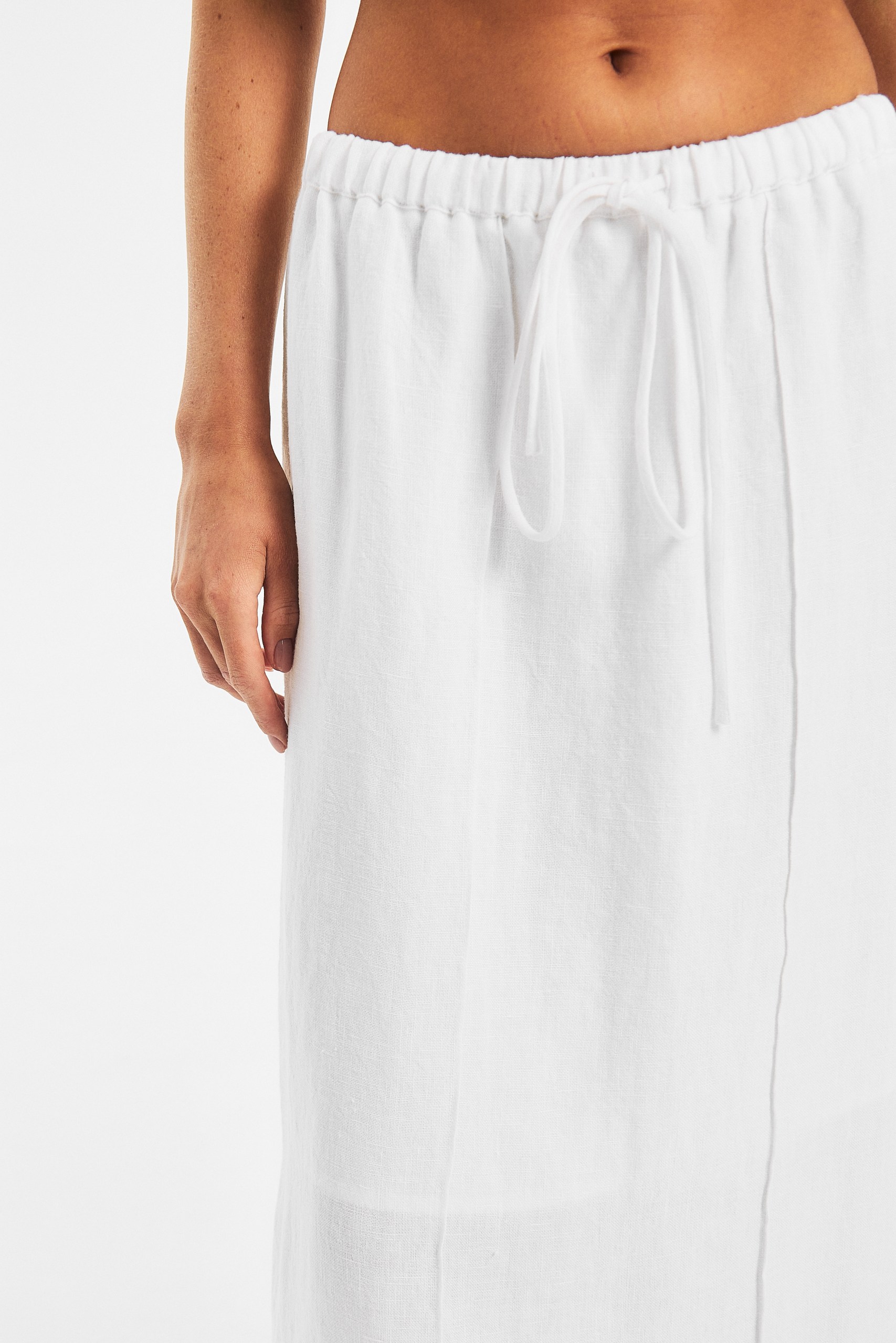 Юбка льняная