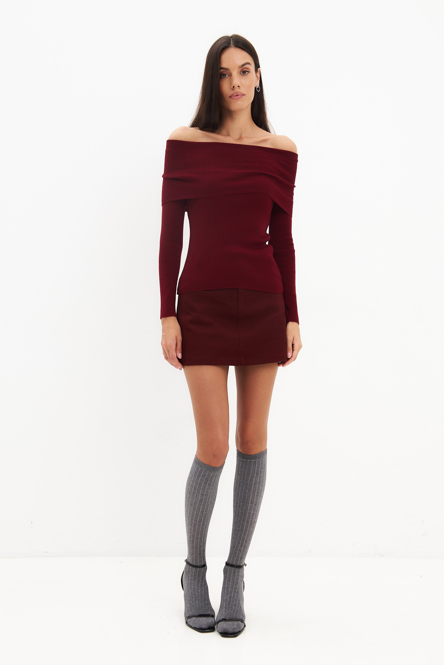 Юбка из денима мини