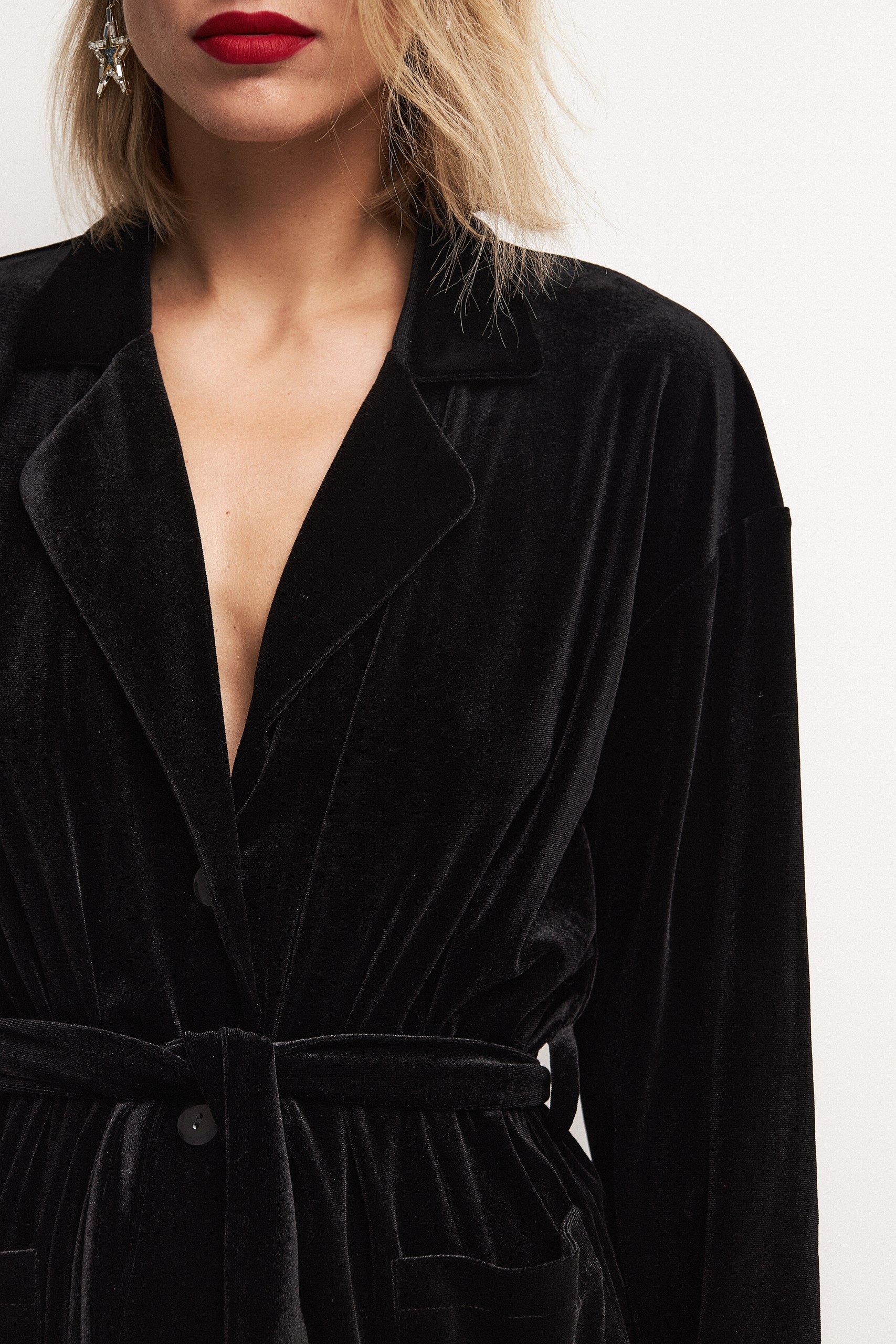 Жакет бархатный