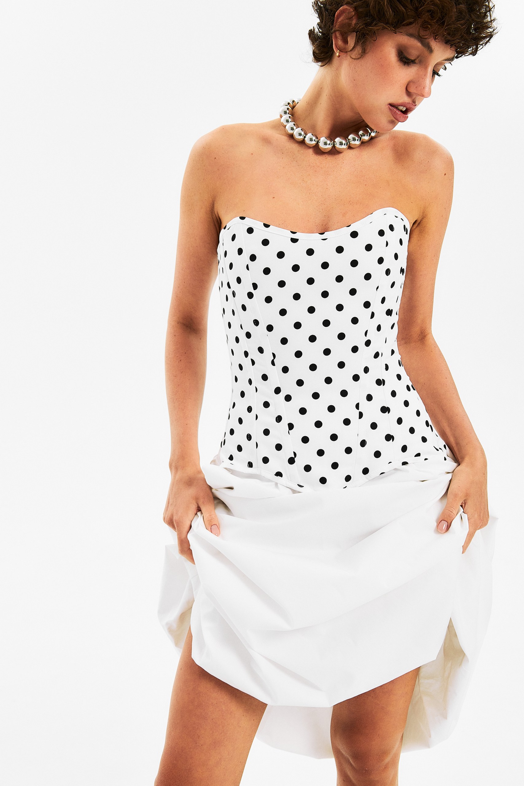 Корсет в горох