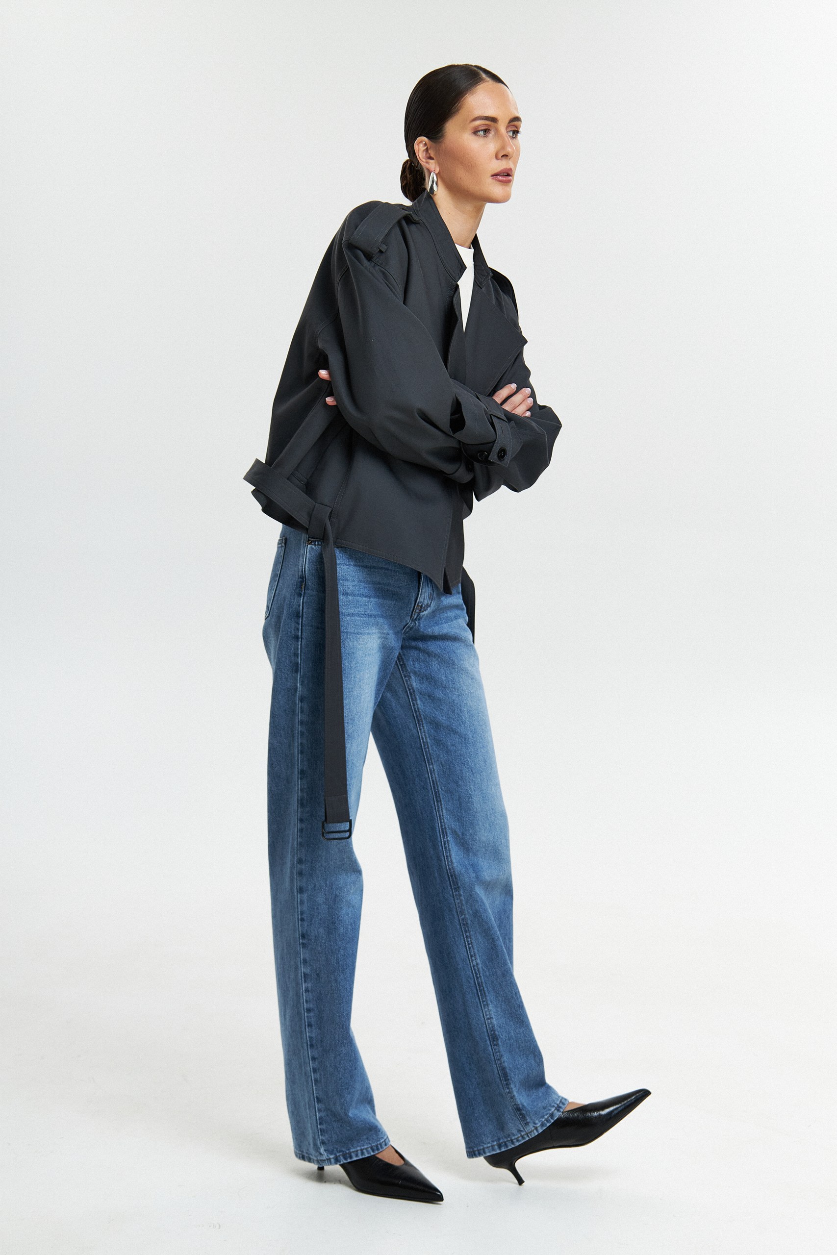 Укороченный тренч 