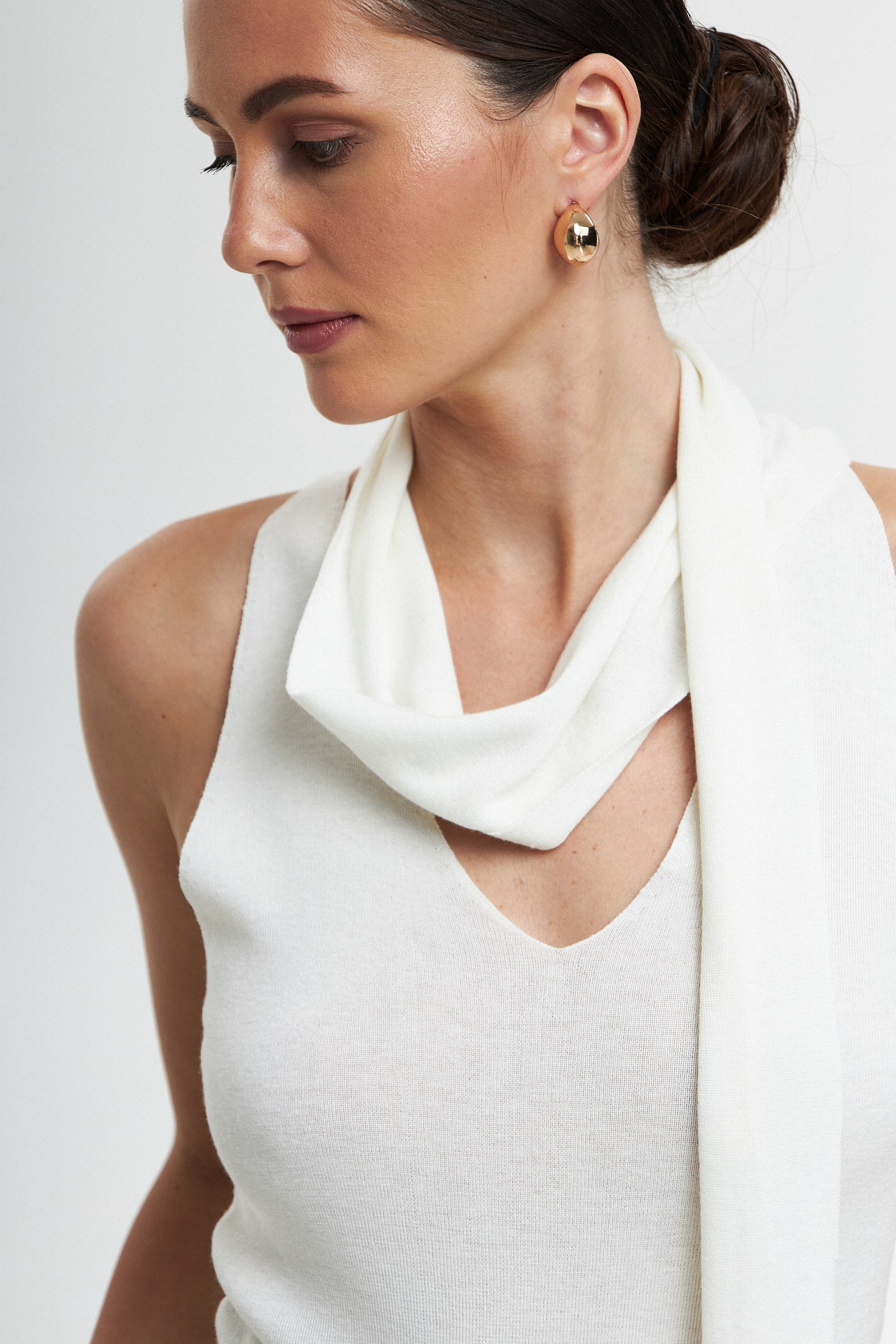 Топ с шарфом