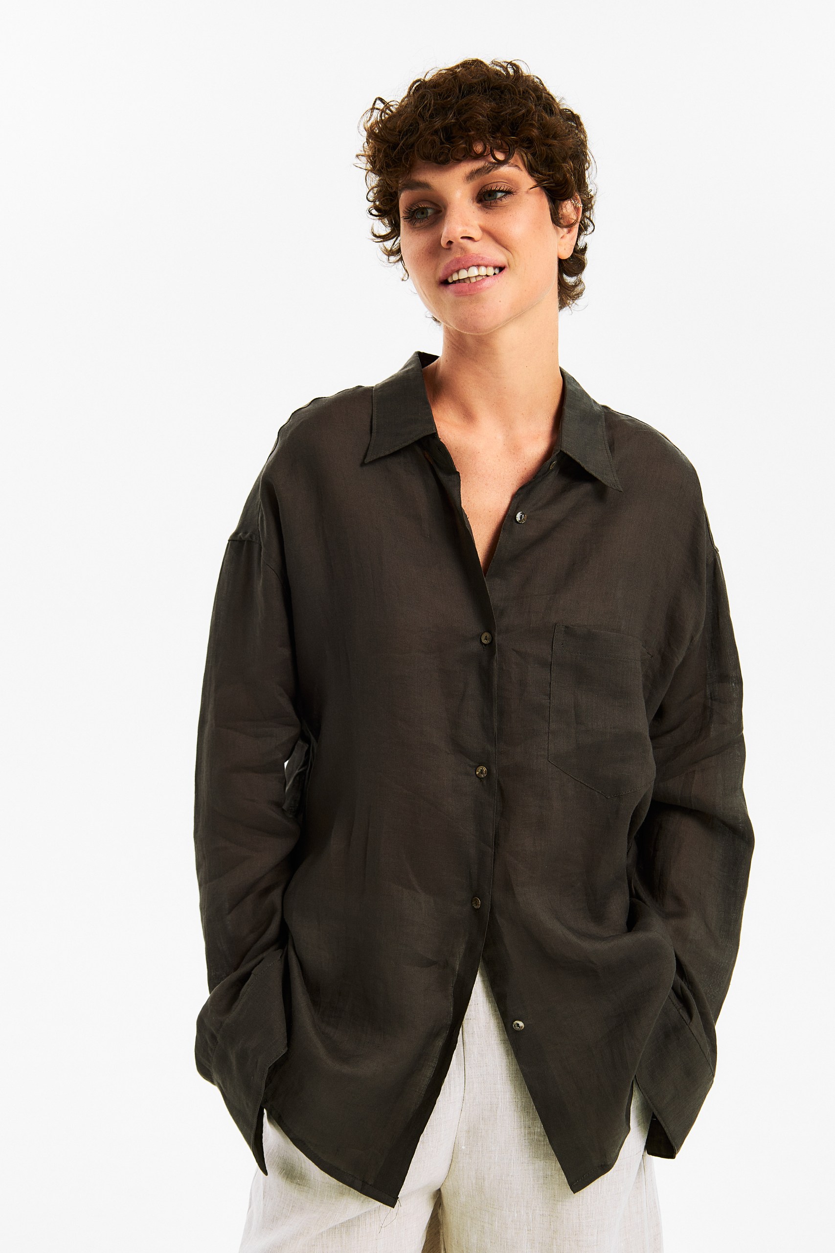 Рубашка льняная