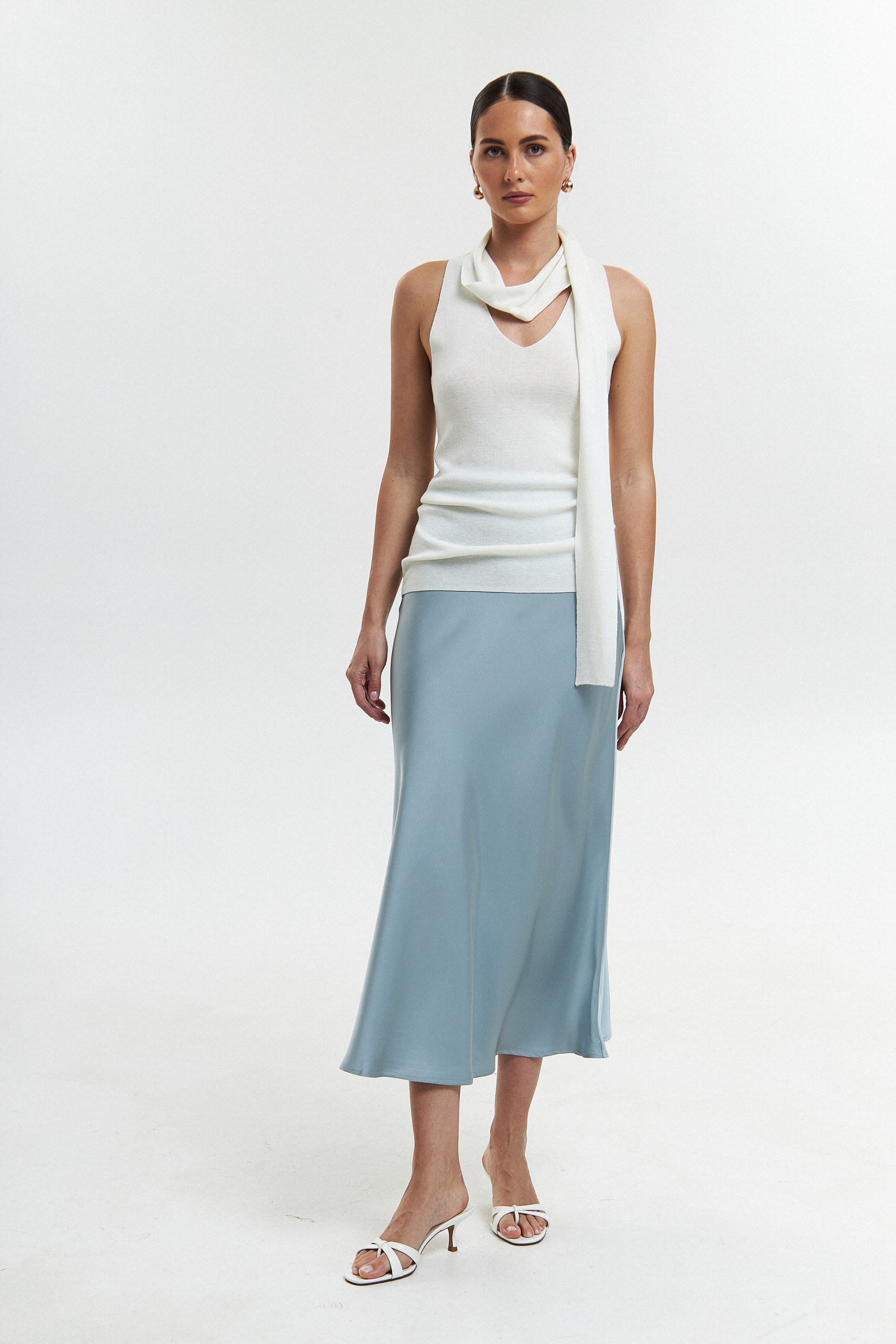 Топ с шарфом