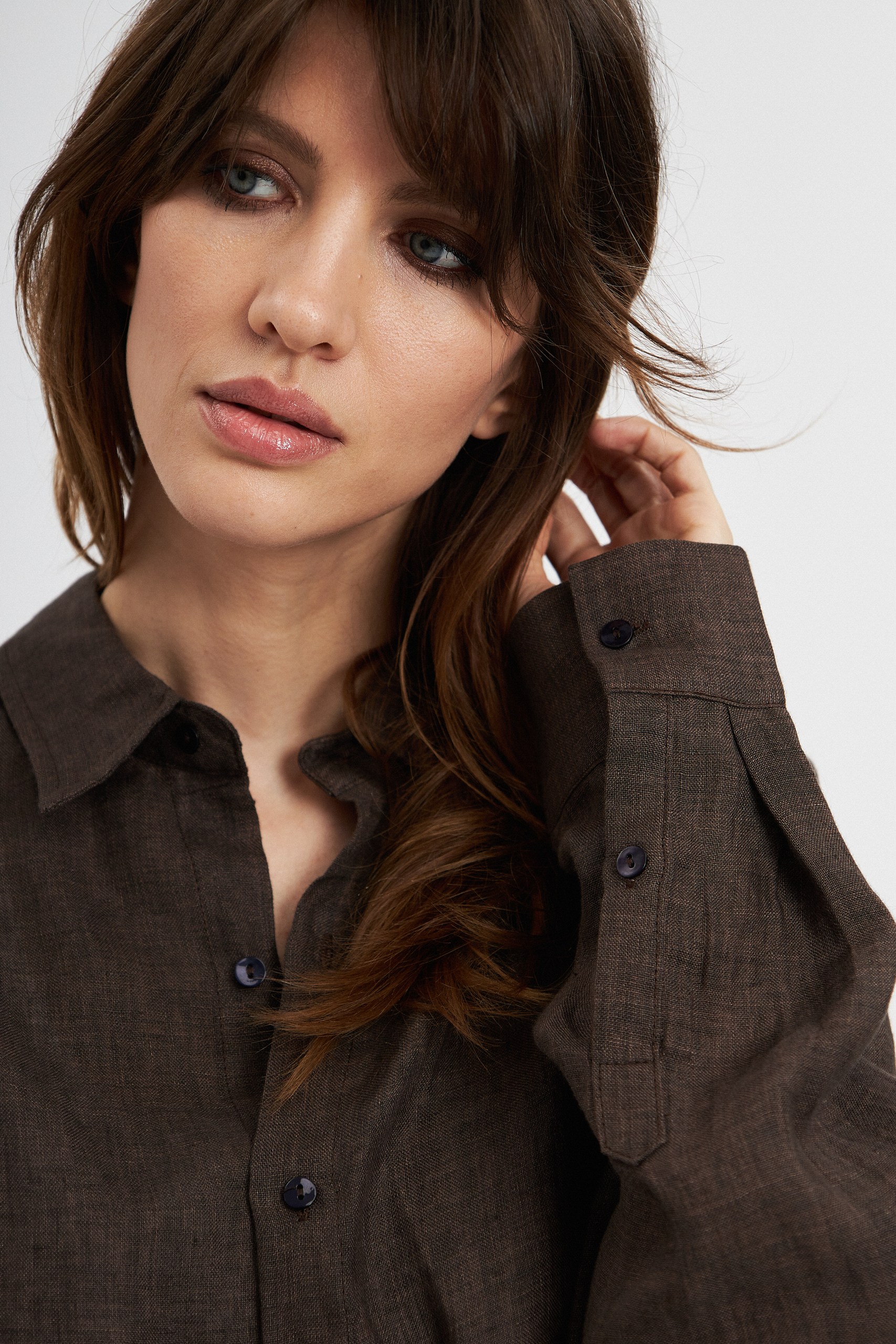 Льняная рубашка 