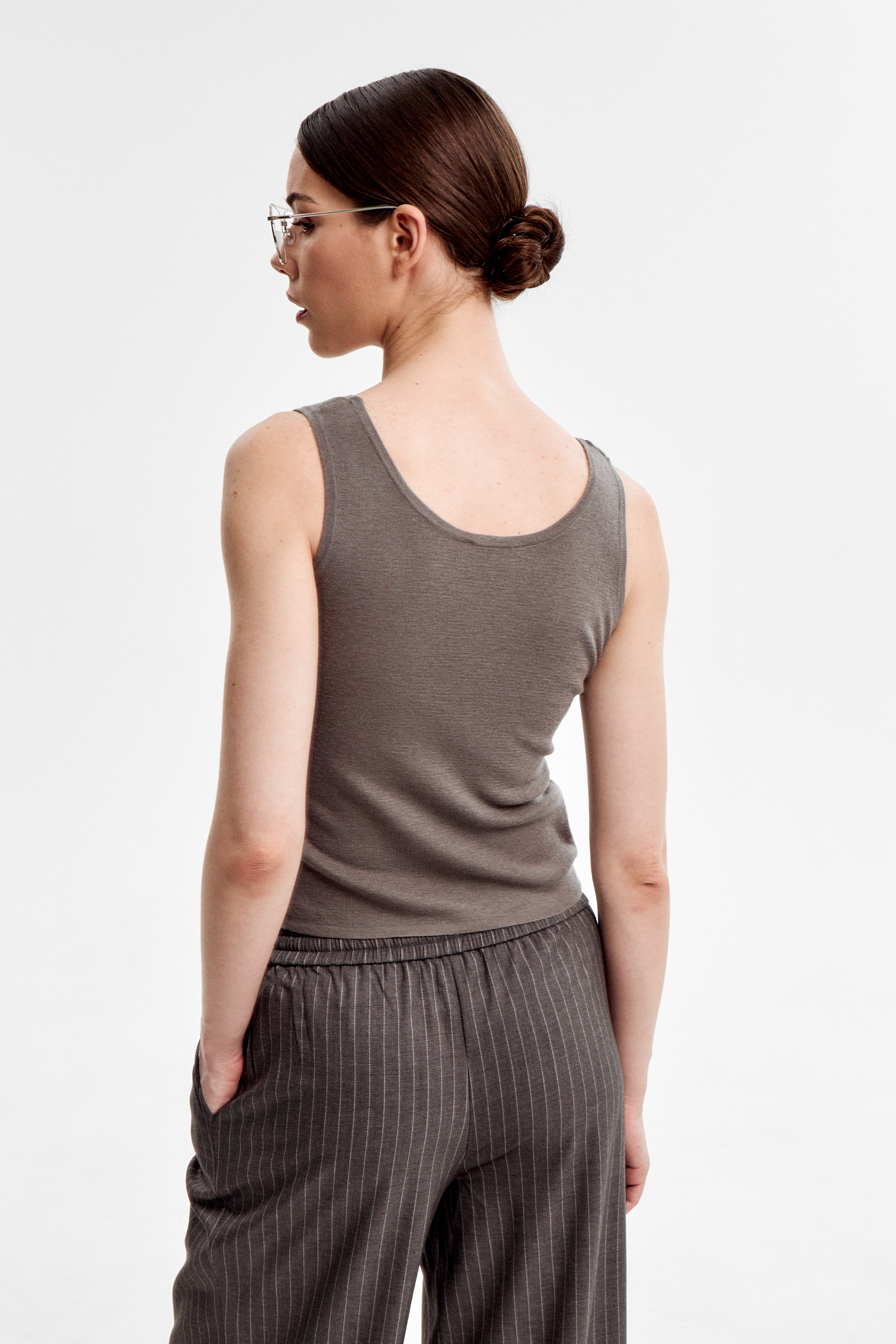  Топ трикотажный двойной