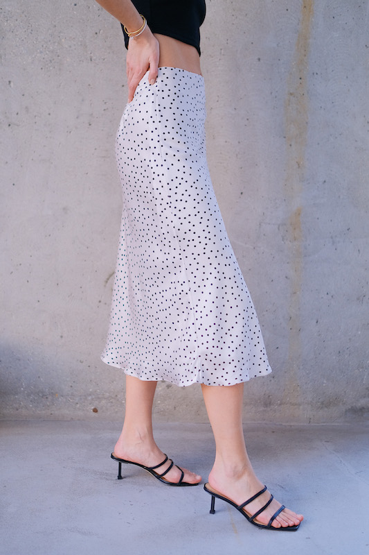 Юбка принт горох