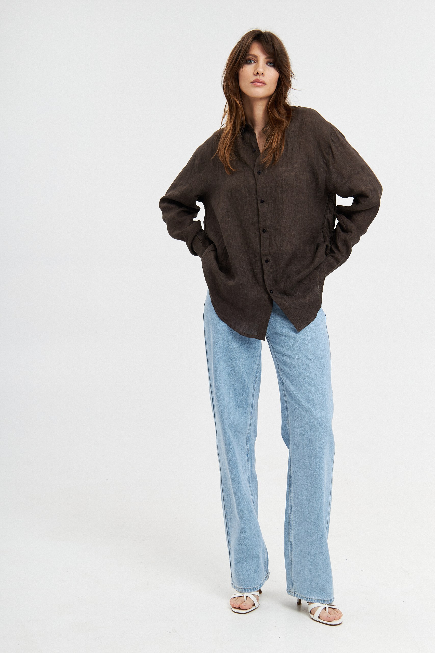 Льняная рубашка 