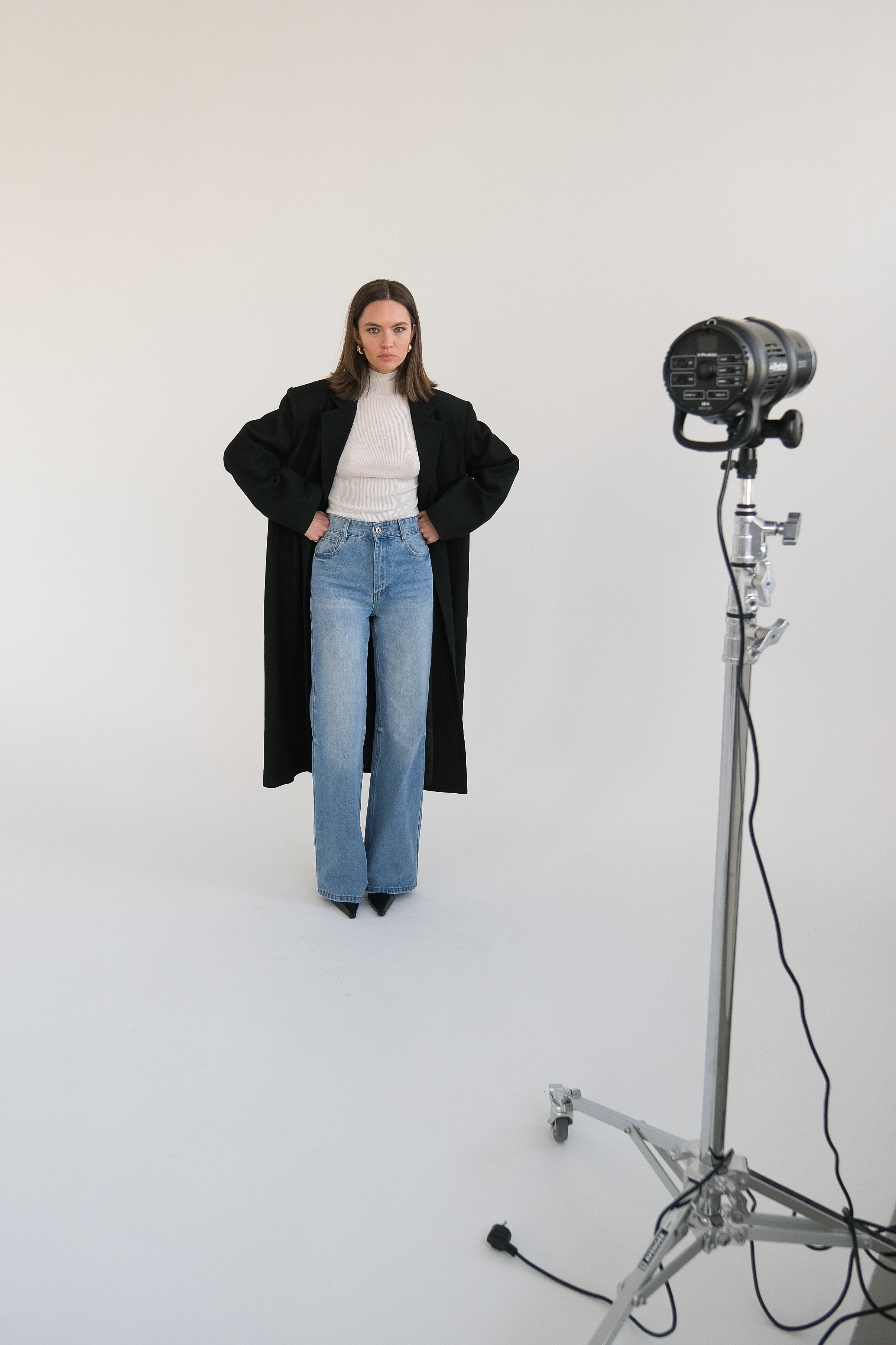 Пальто прямого кроя