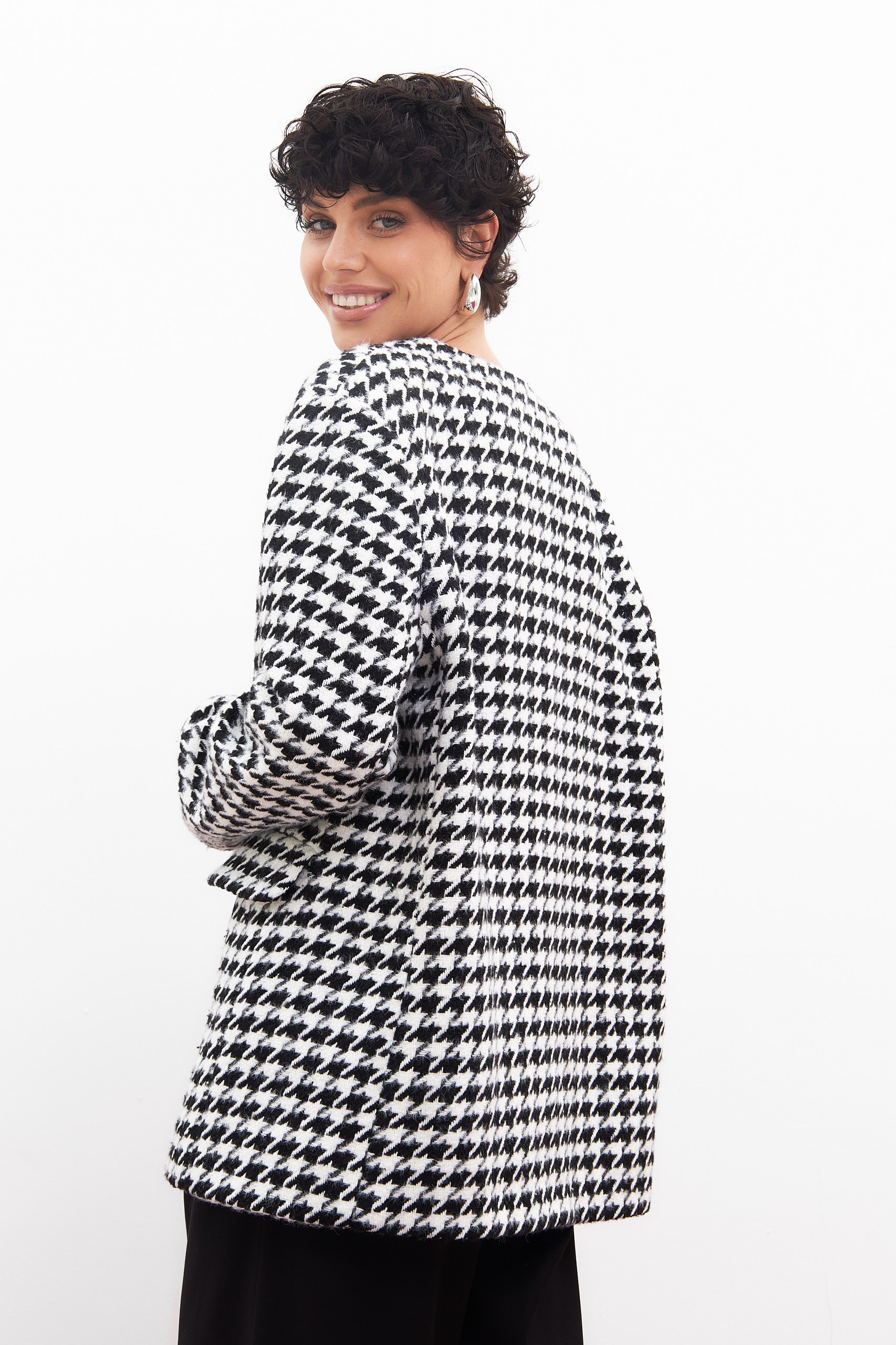 Жакет гусиная лапка