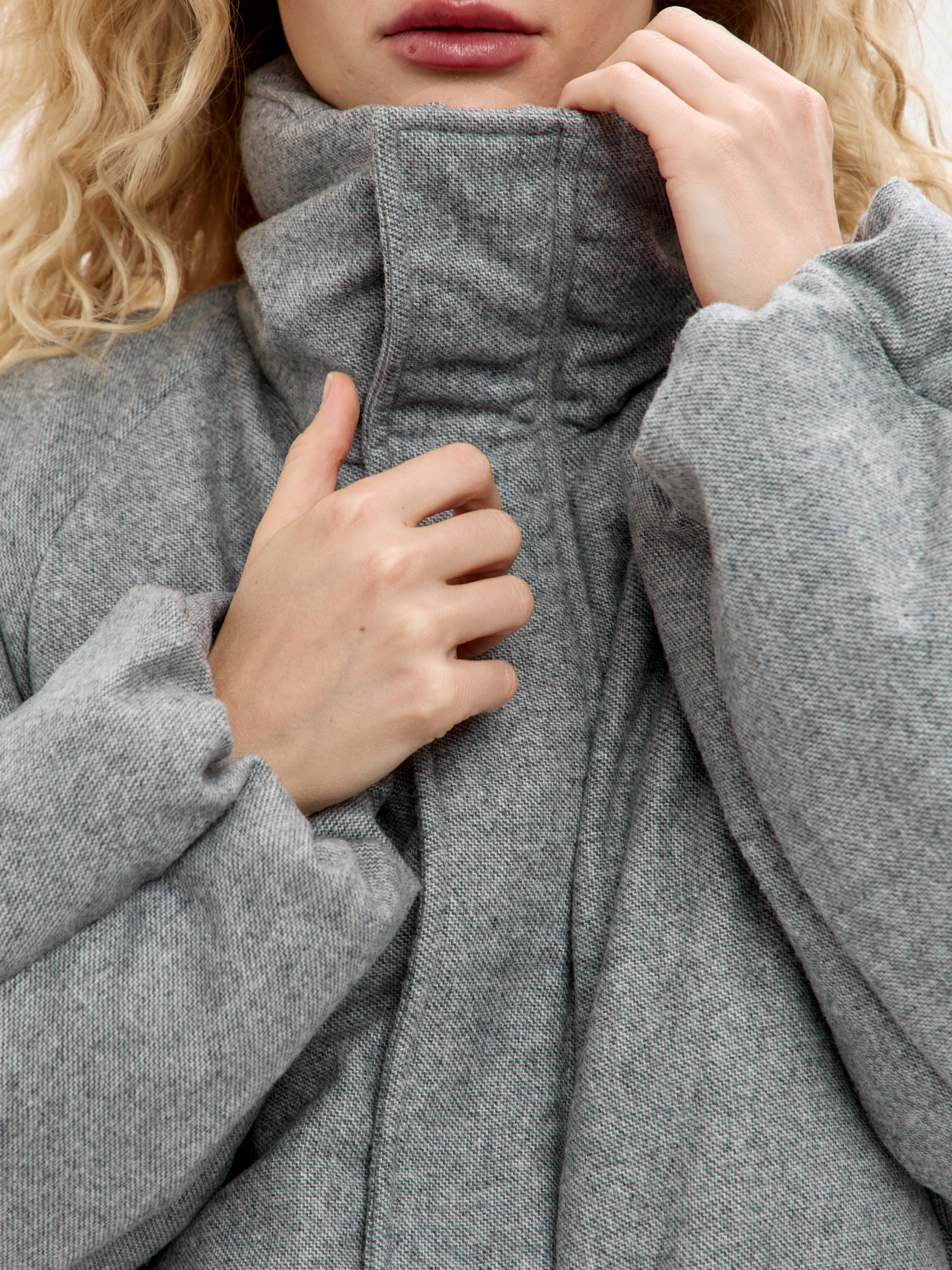  Пуховик из шерсти