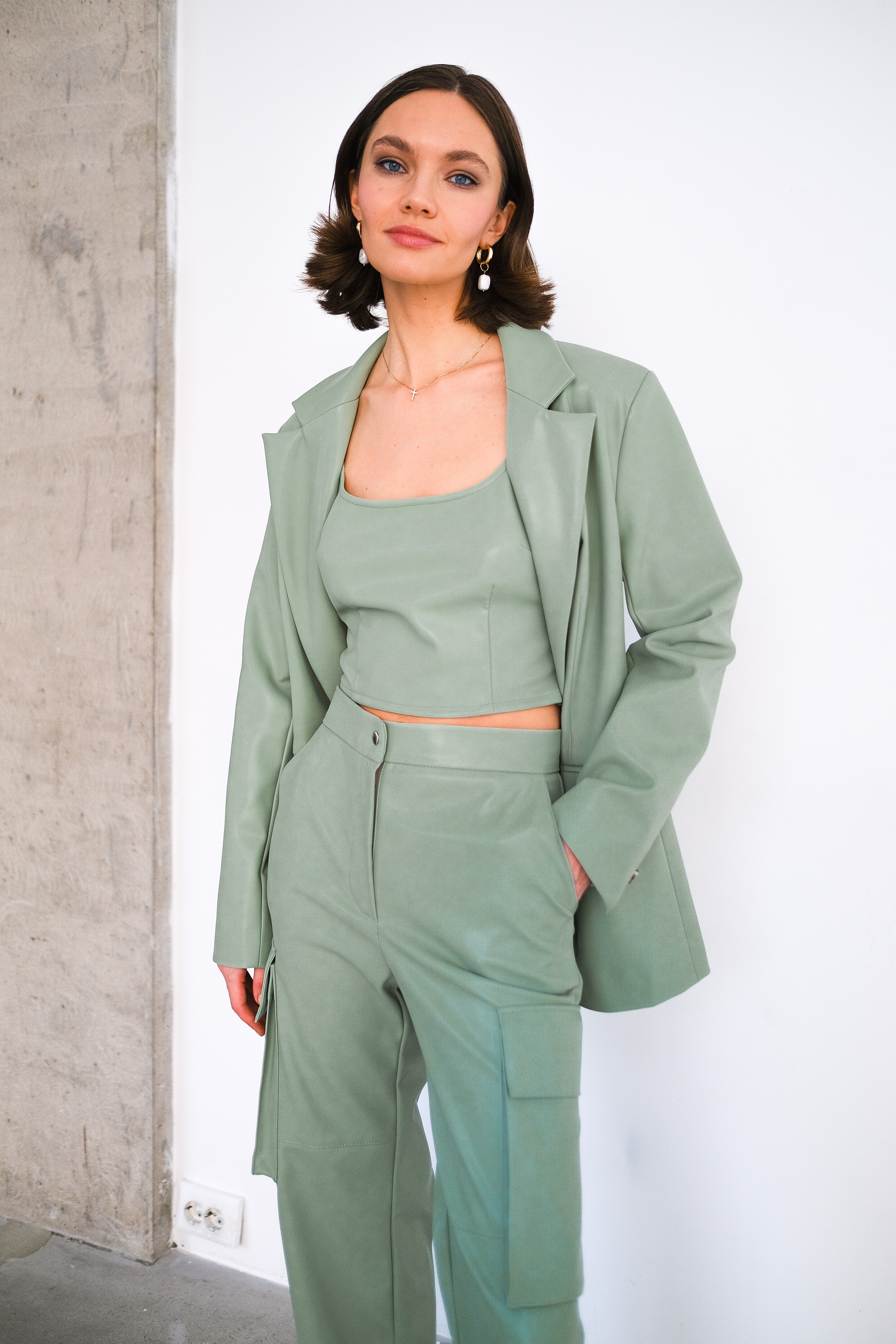 Жакет из эко кожи 