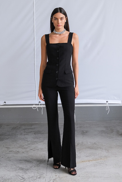 Брюки с разрезами