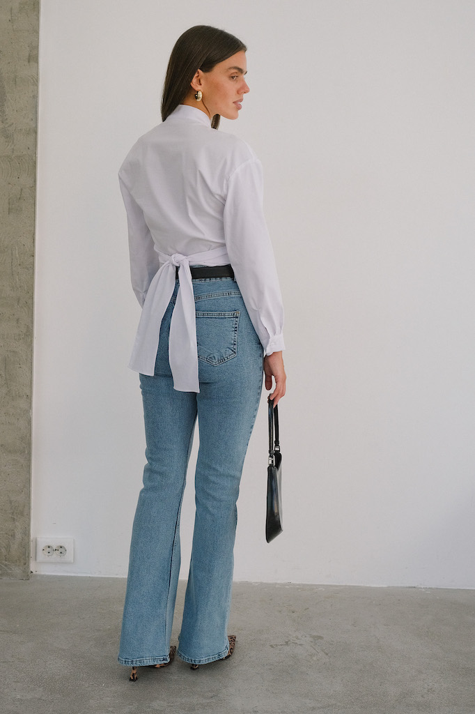 Блуза на завязках