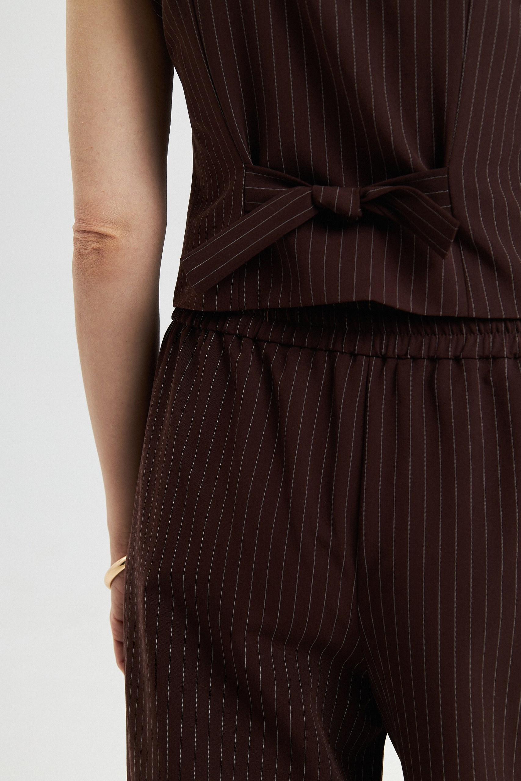 Жилетка в полоску