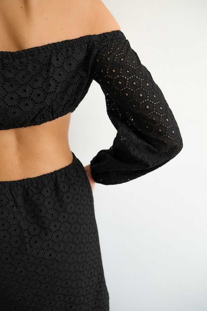 Платье из шитья черное 