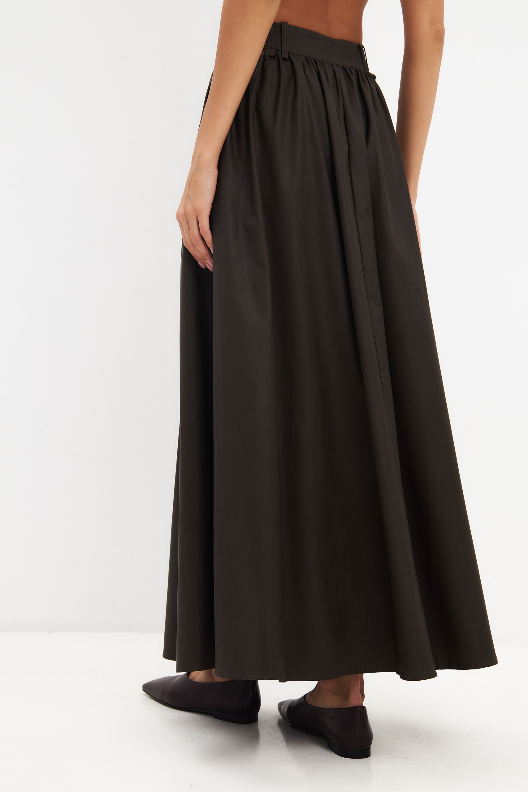 Юбка макси с завязками 