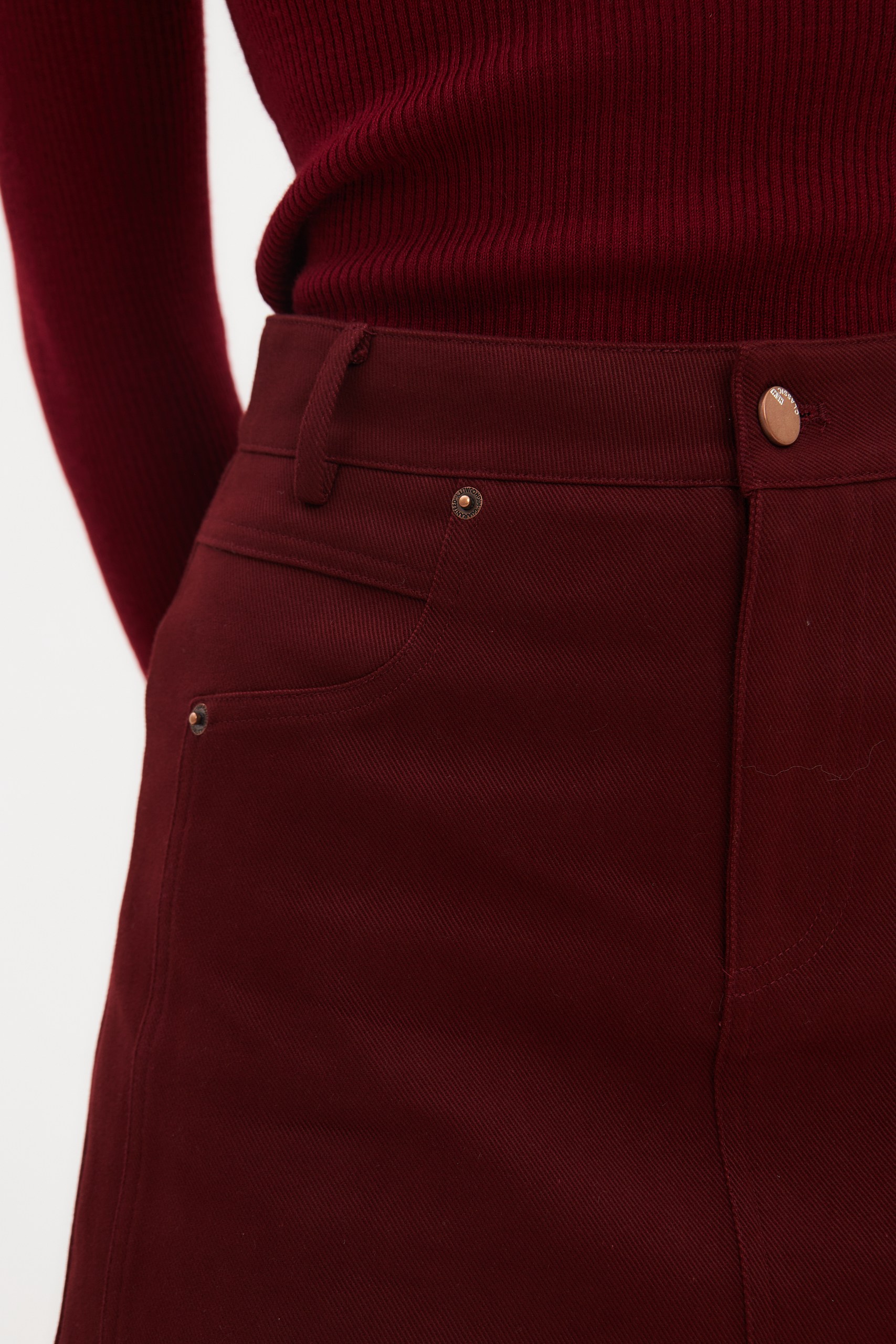 Юбка из денима мини