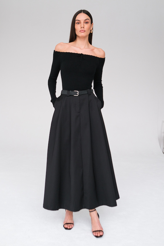 Юбка макси из хлопка