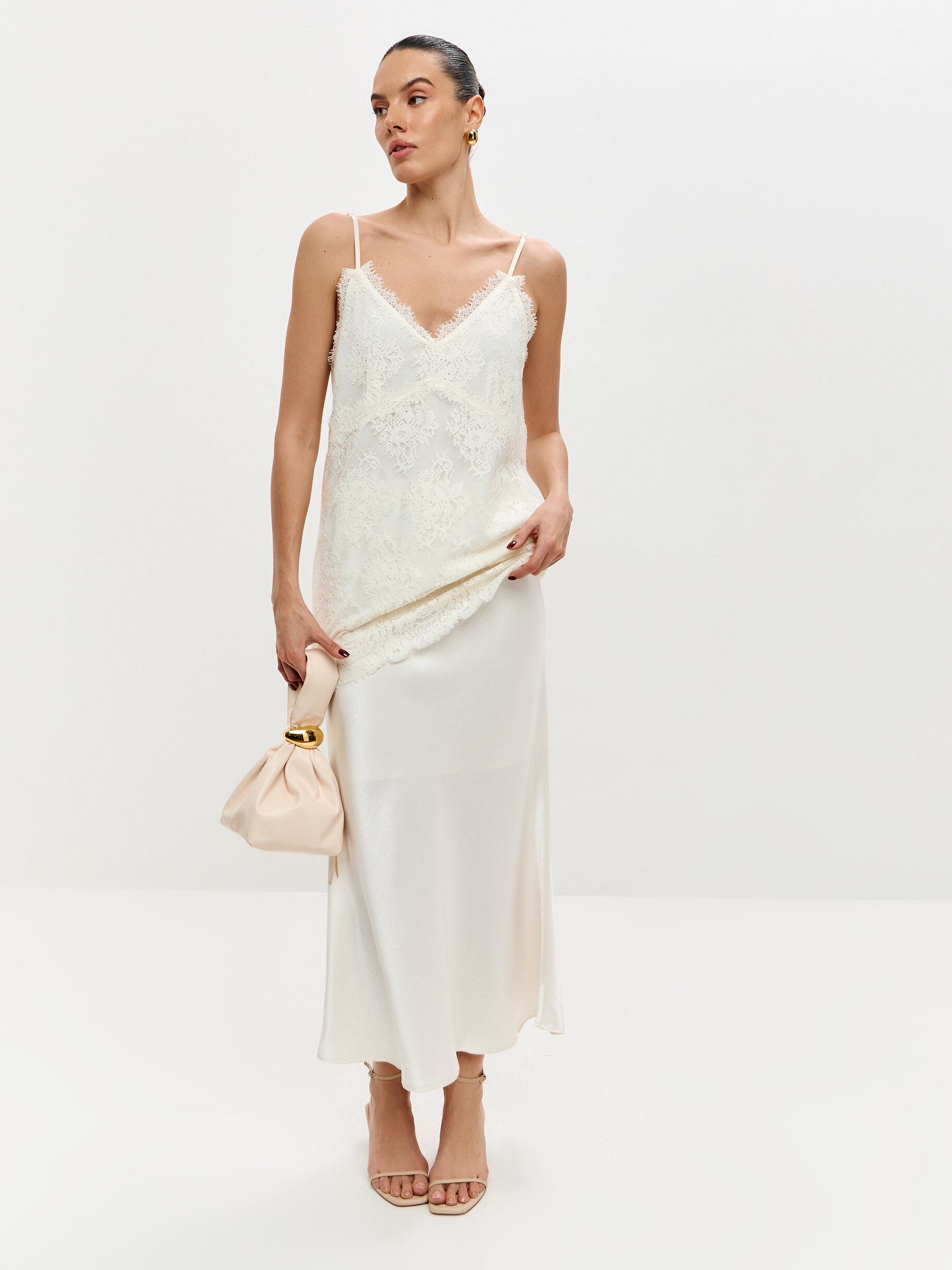 Юбка атласная Shine