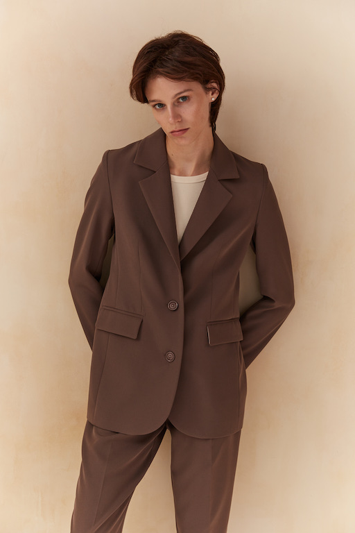 Жакет коричневый