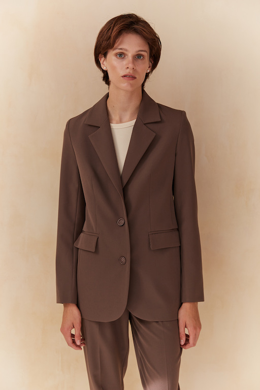 Жакет коричневый