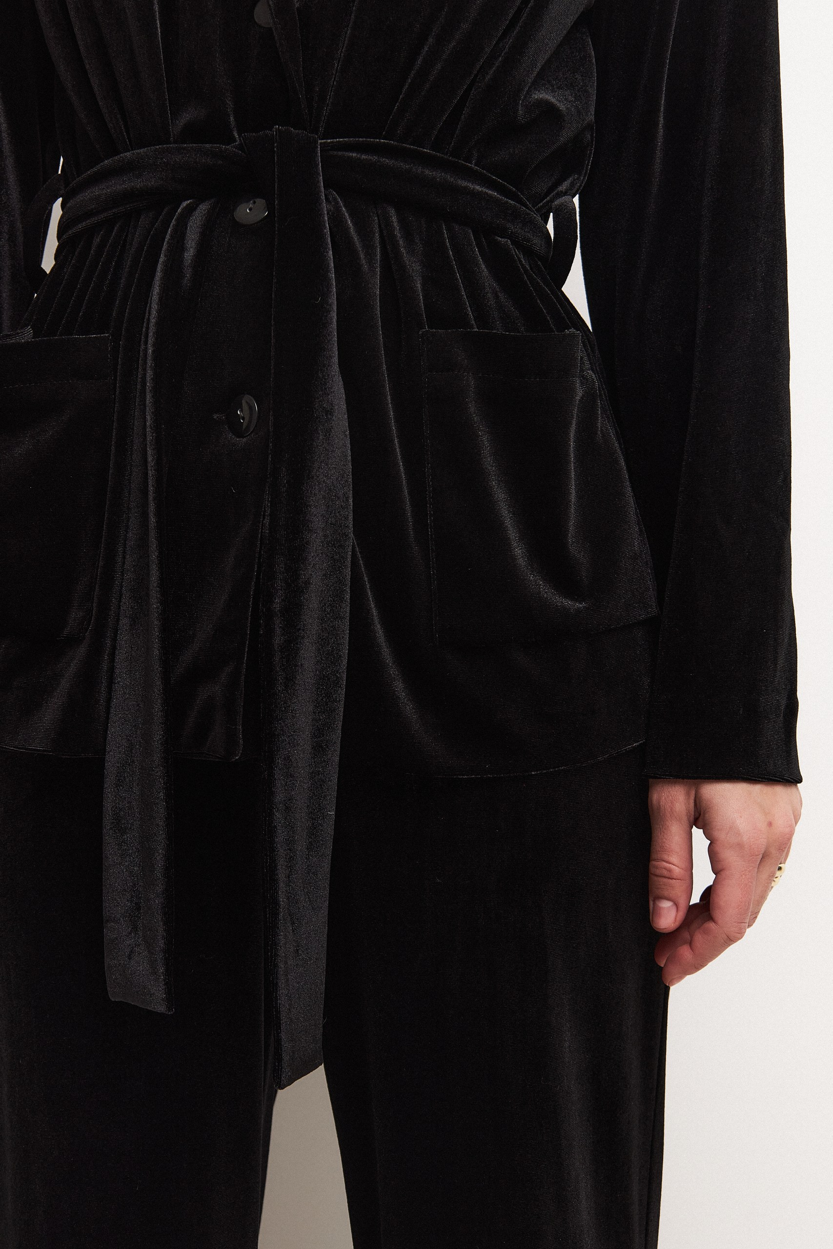 Жакет бархатный