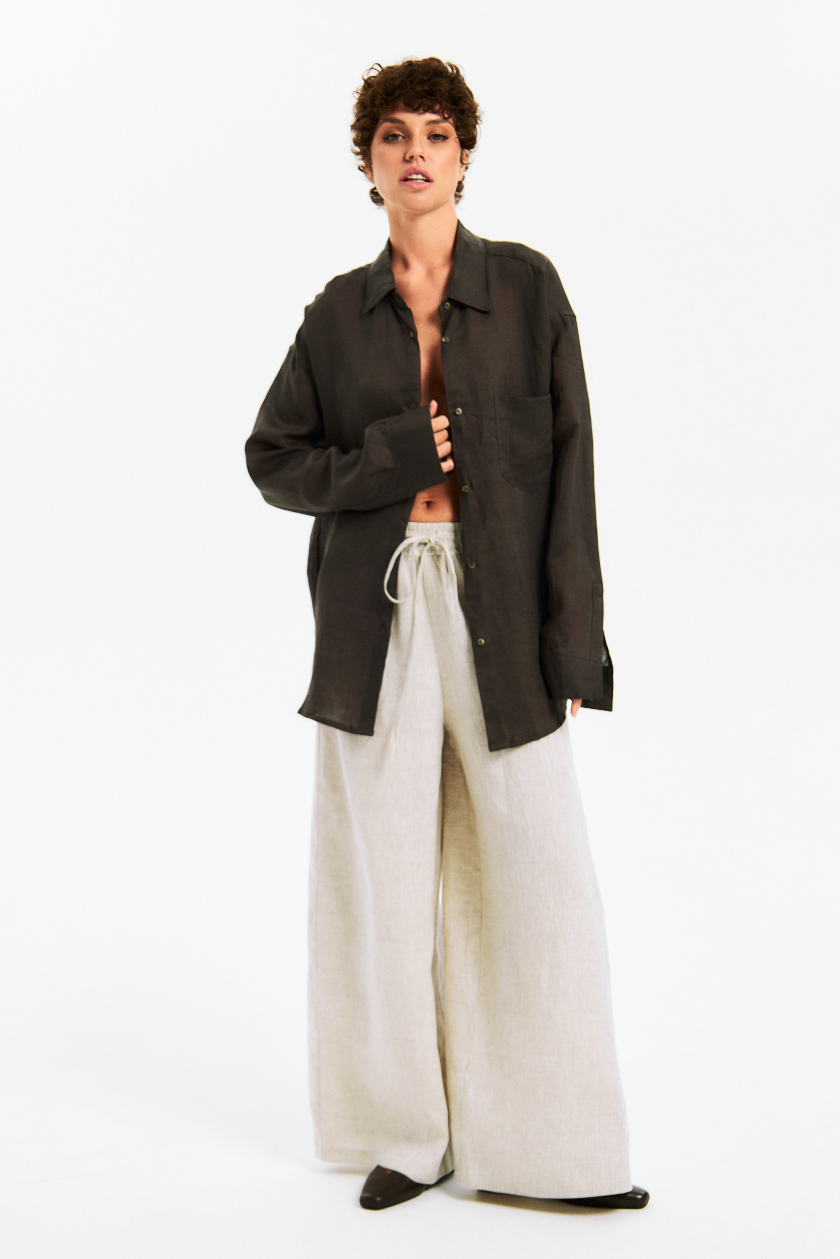 Рубашка льняная