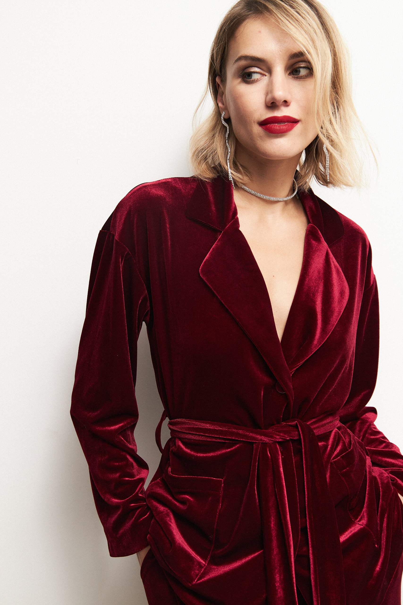 Жакет бархатный